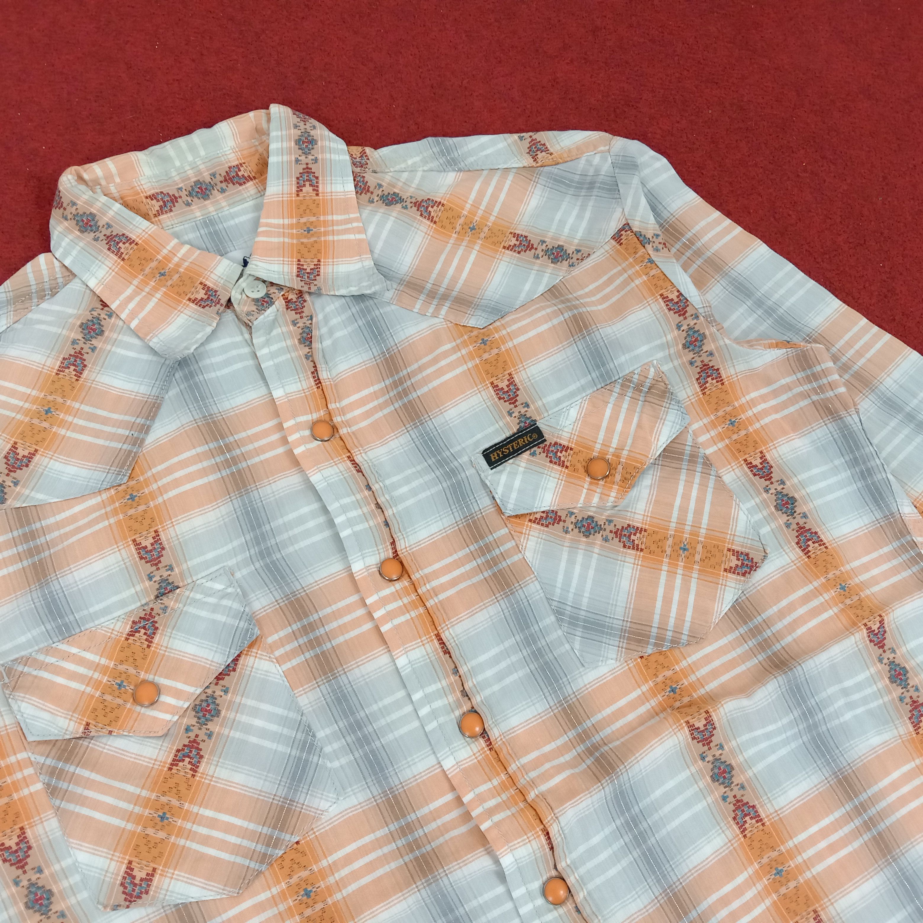 Hysteric Glamour × Japanese Brand × Vintage Hysteric Glamour Japanese Brand Double Pocket Design Shirt Size US L / EU 52-54 / 3 - 2 Thumbnail