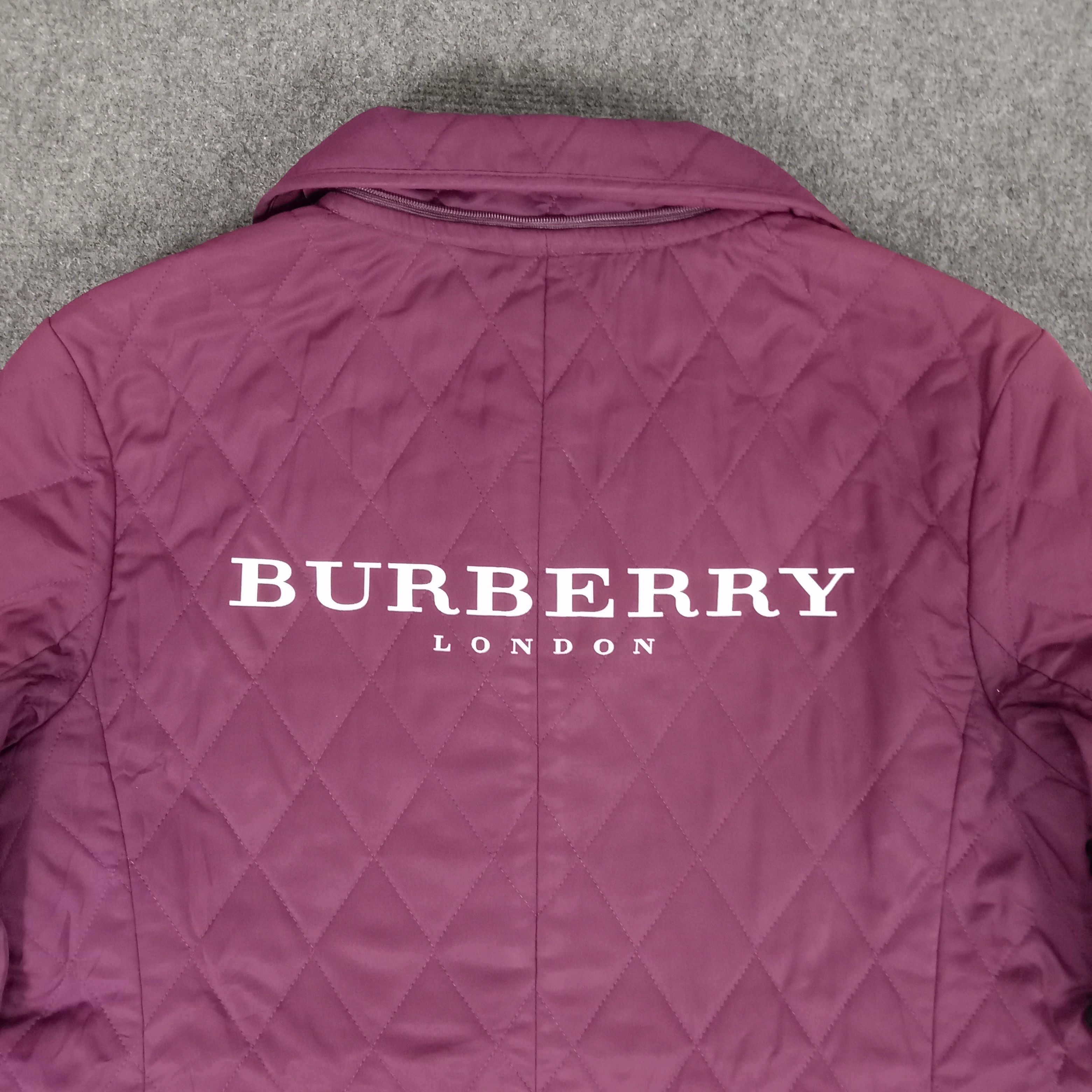 Burberry × Vintage Burberry London Luxury Brand Quilted Jacket Size XS / US 0-2 / IT 36-38 - 2 Thumbnail