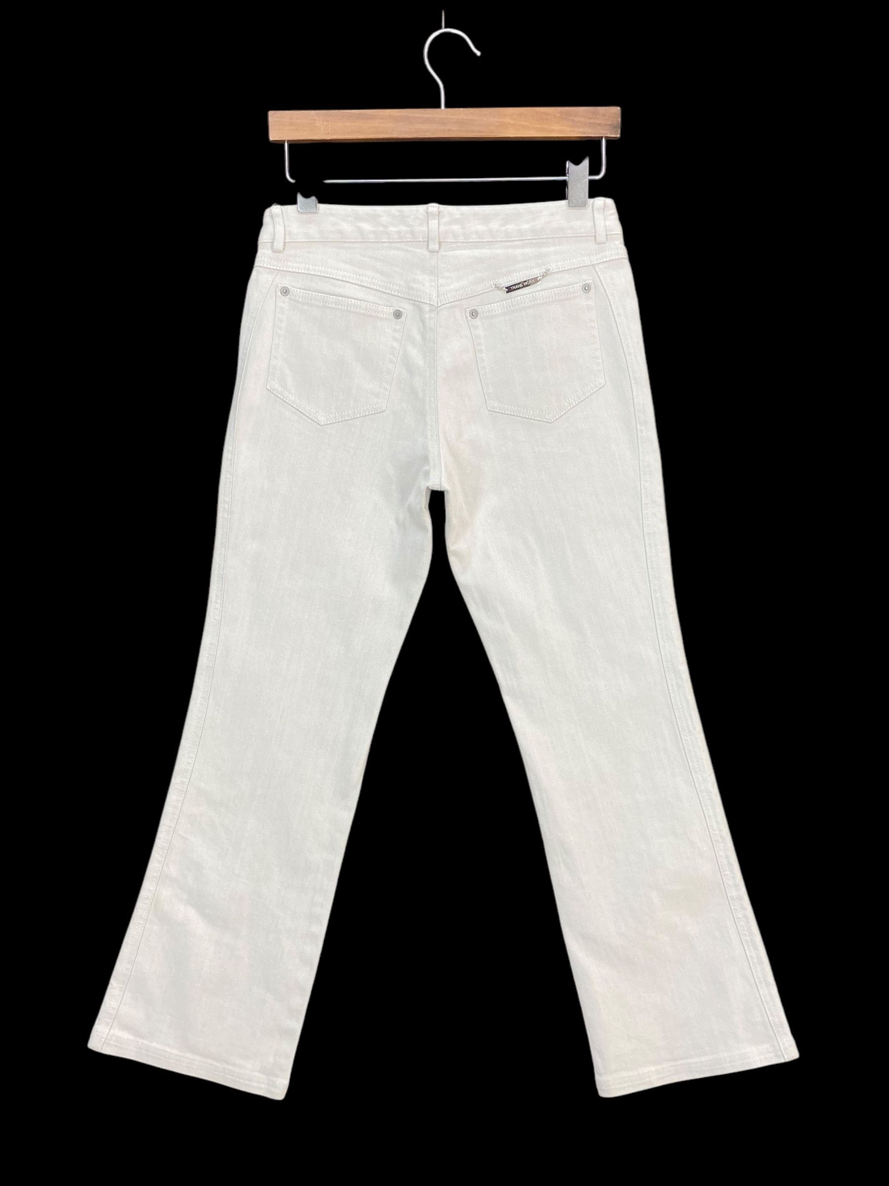 Japanese Brand Trans Work Jeans Flare Pants Size US 27 - 1 Thumbnail