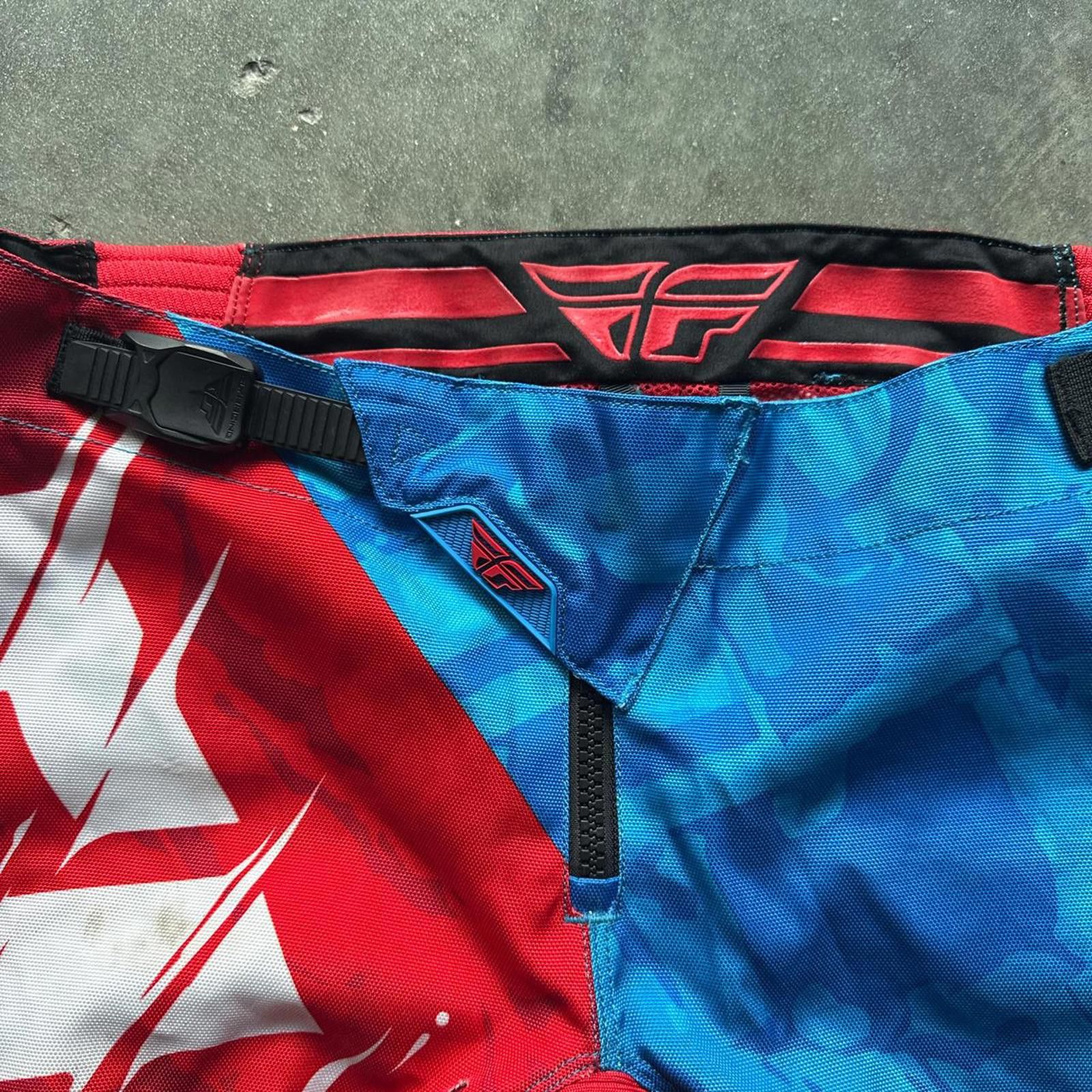 Other Blue and red MX dirt bike pants #motocross Fly Racing Size US 32 / EU 48 - 4 Thumbnail