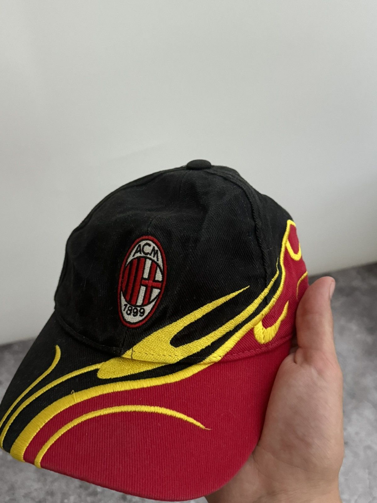Vintage Vintage football Milan FC cap hats Size ONE SIZE - 10 Thumbnail