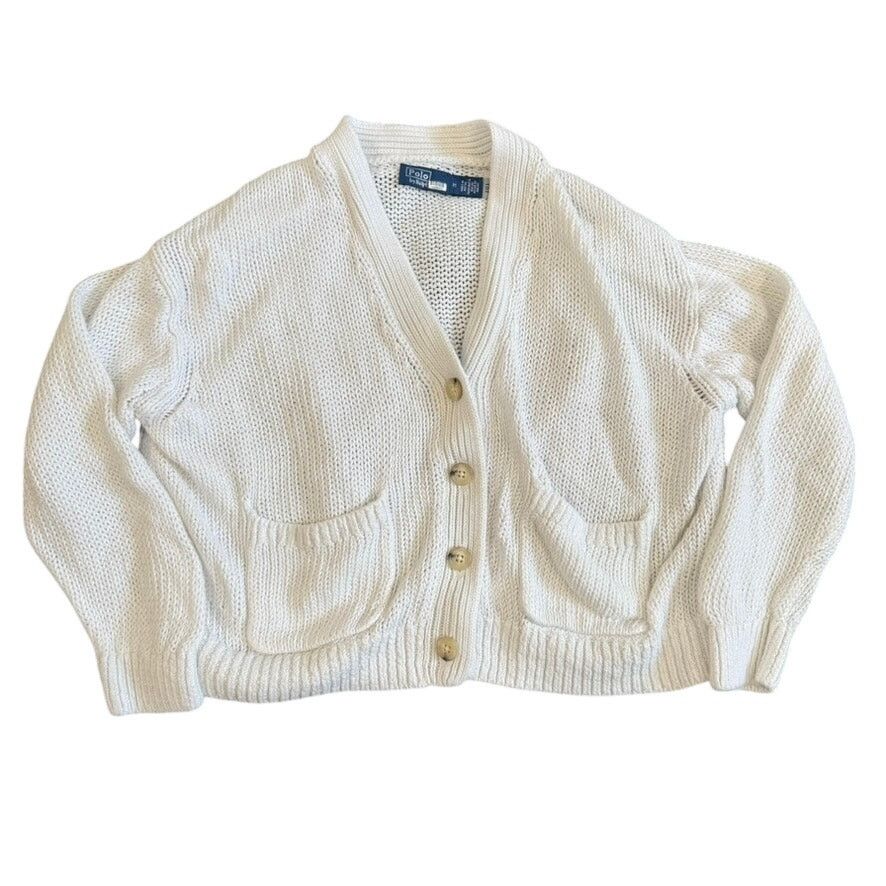 Ralph Lauren Polo by Ralph Lauren Linen Long Sleeve Cardigan Size M Size M / US 6-8 / IT 42-44 - 4 Thumbnail