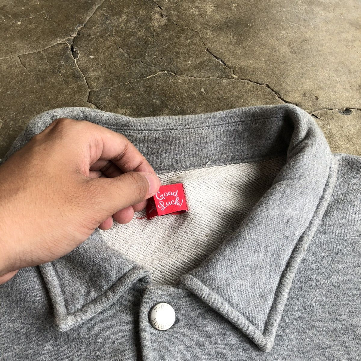 Hysteric Glamour 2000s X-girl Women Face Big Logo HG Style Button Jacket Grey Size US S / EU 44-46 / 1 - 9 Thumbnail