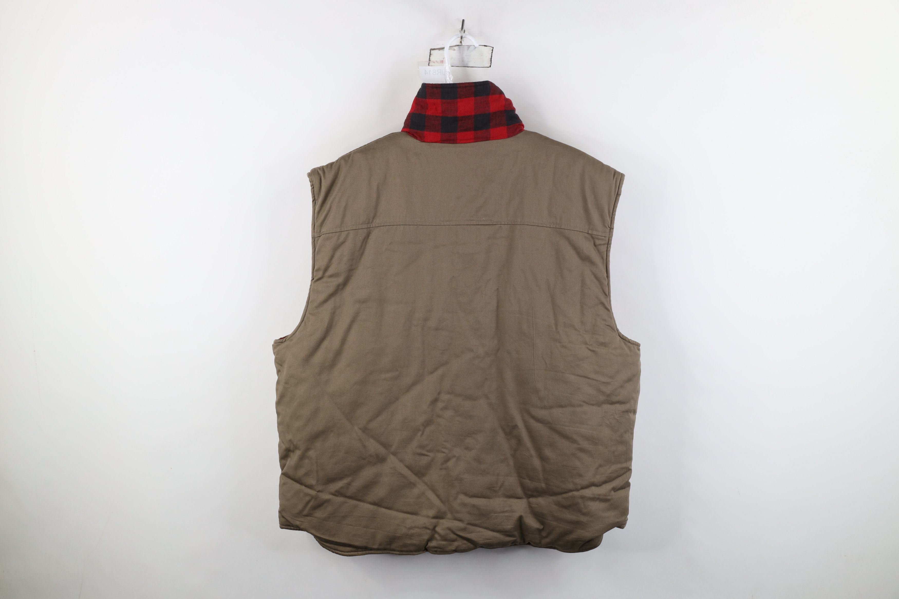 Vintage Vintage 90s Streetwear Lined Full Zip Puffer Vest Jacket Size US XXL / EU 58 / 5 - 13 Thumbnail