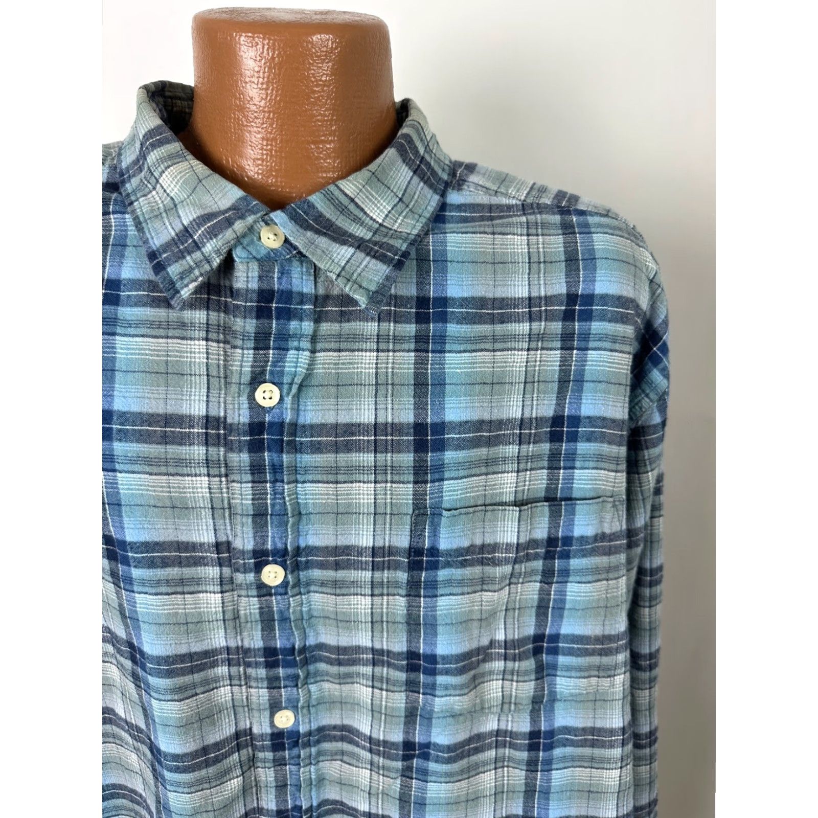 Route 66 VINTAGE Route 66 Shirt Men 3XL Plaid Long Sleeve Button Down Cotton Size US XXL / EU 58 / 5 - 2 Thumbnail