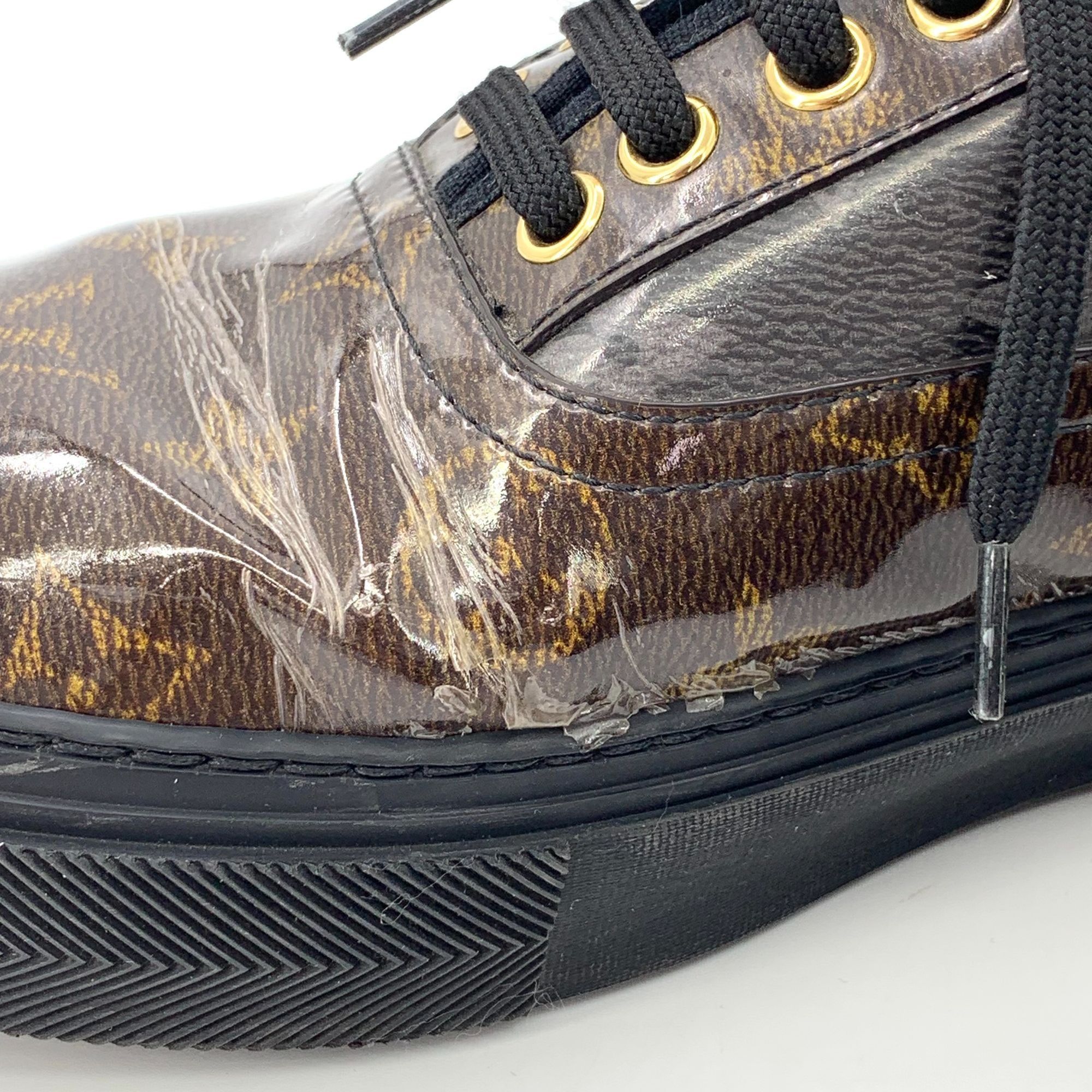 Louis Vuitton Louis Vuitton Monogram Brown & Black Low-Top Sneakers Size US 8 / EU 41 - 6 Thumbnail