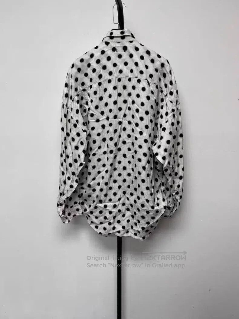Balenciaga Balenciaga Floral Long Sleeve Shirt Women's White Size XS / US 0-2 / IT 36-38 - 2 Thumbnail