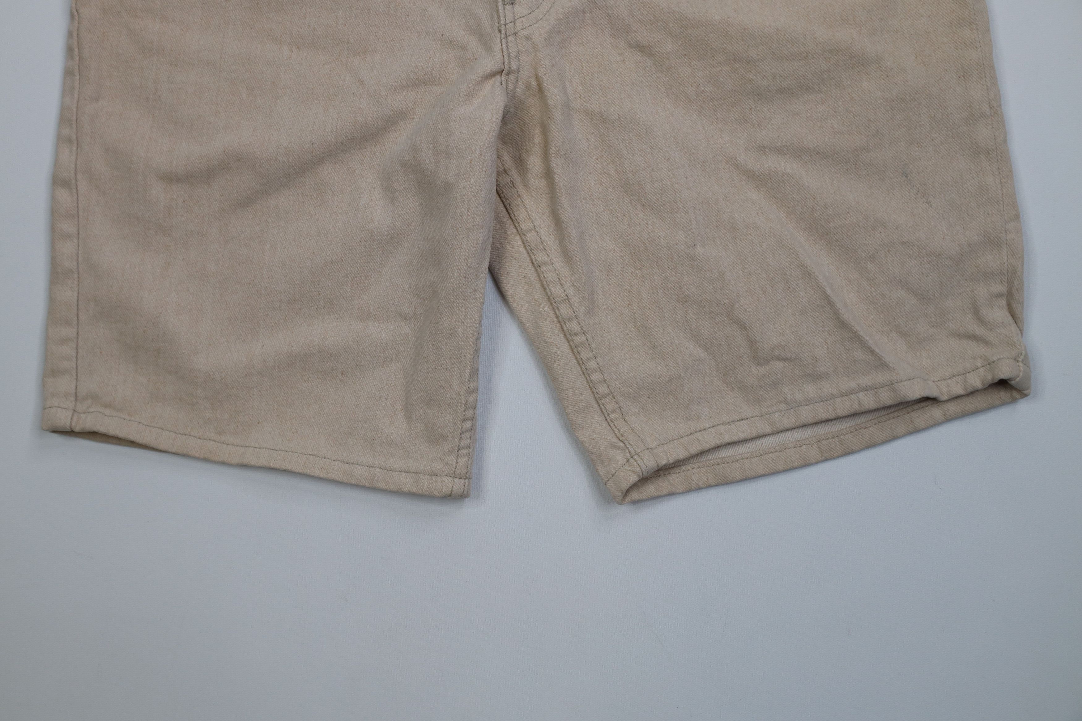 Levi's Vintage 90s Levis Silvertab Elements Stonewash Denim Shorts Size US 32 / EU 48 - 4 Thumbnail