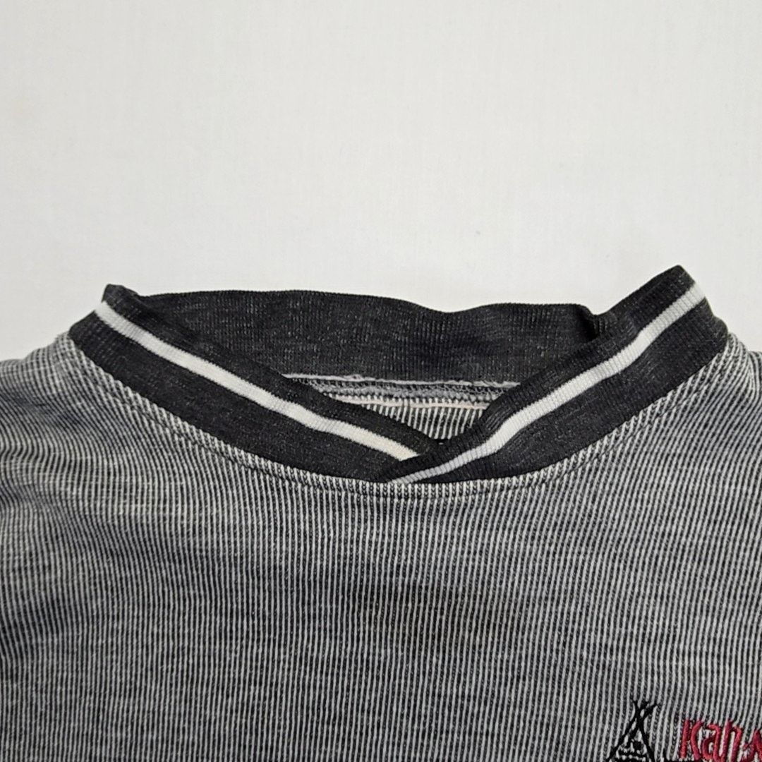 Vintage Vintage Kahneeta Sweatshirt Striped Gray Embroidered XL Size US XL / EU 56 / 4 - 7 Thumbnail