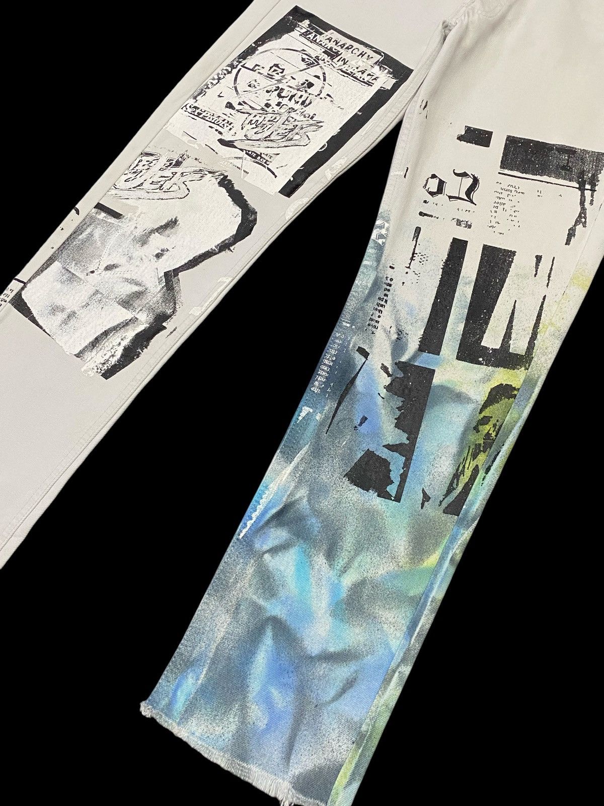 Japanese Brand × Levi's Levi’s X Cote Mer Printed “Sex Pistol” Anarchy In The Japan Size US 30 / EU 46 - 9 Thumbnail