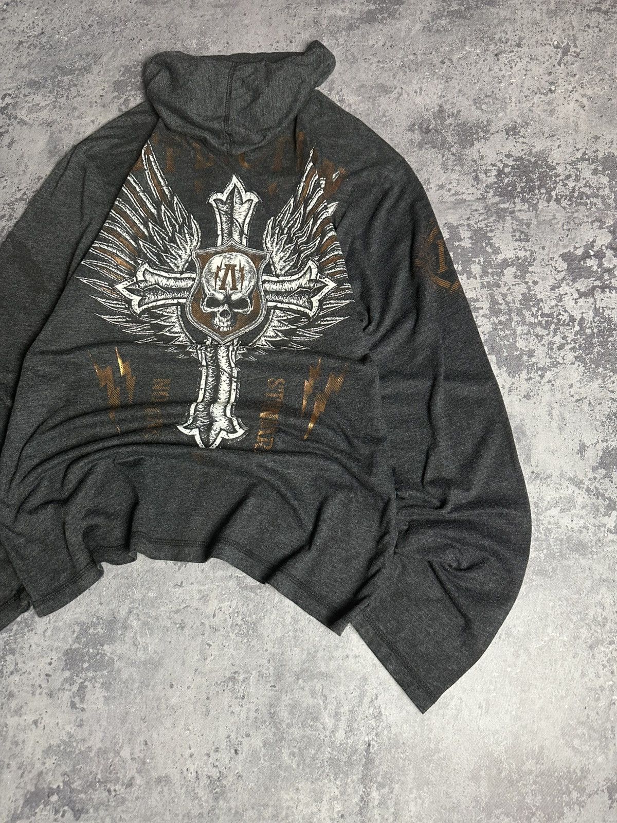 Affliction Crazy rare cyber y2k affliction longsleeve shirt Size US S / EU 44-46 / 1 - 3 Thumbnail