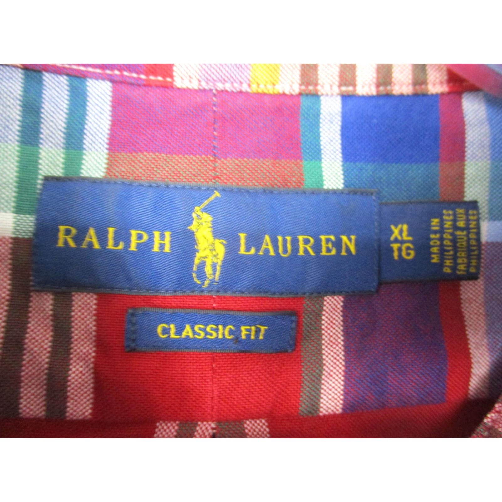 Ralph Lauren Ralph Lauren Shirt Mens XL Red Plaid Classic Fit Button Down Long Sleeve Madras Size US XL / EU 56 / 4 - 6 Thumbnail