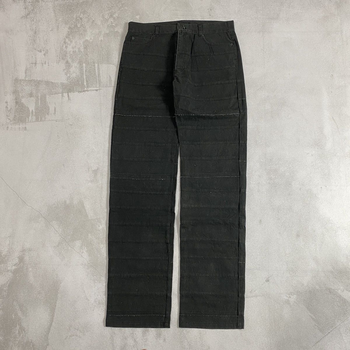 Japanese Brand VUJA DE Otis Silicone-Impregnated Trousers in Pearl