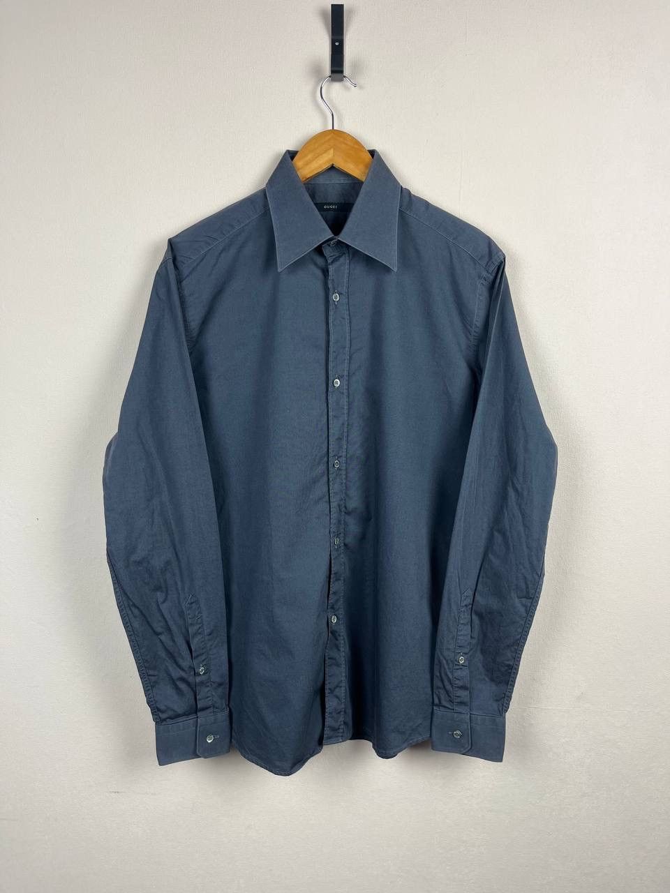 Gucci GUCCI by Tom Ford Men's Dress Shirt 100% Cotton 90’s Size M Size US M / EU 48-50 / 2 - 1 Thumbnail