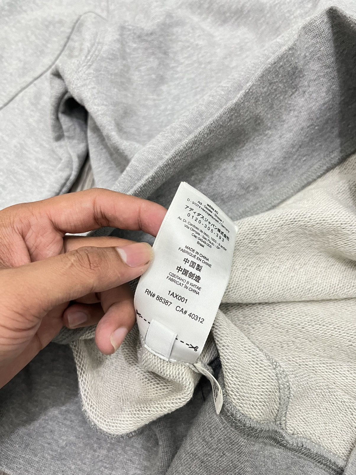 Japanese Brand Adidas x Yohji Yamamoto Y3 Logo Hoodie Size US XS / EU 42 / 0 - 13 Thumbnail