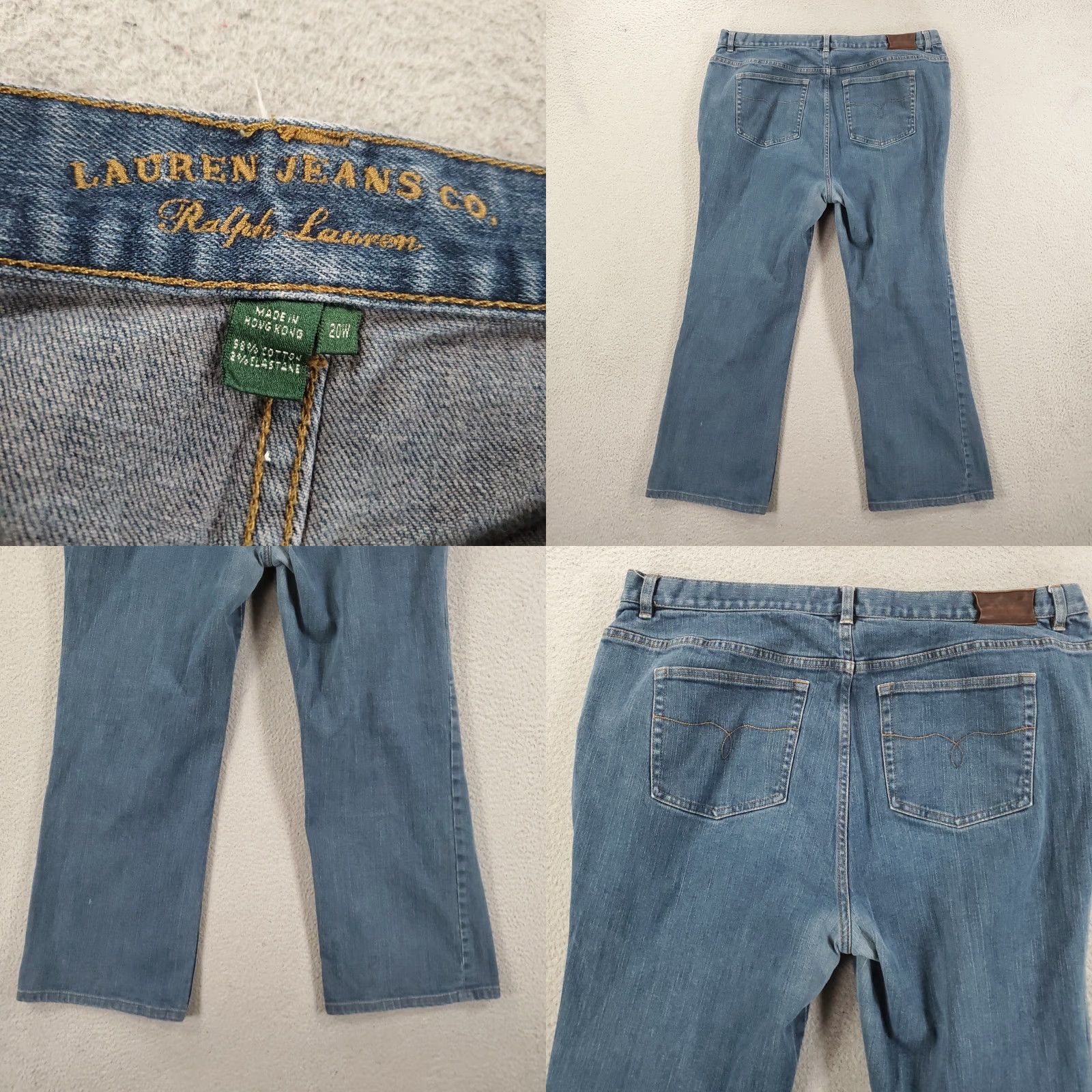 Ralph Lauren Ralph Lauren Jeans Womens 20W Blue LRL Straight Leg Classic Denim Size 27" / US 4 / IT 40 - 8 Thumbnail
