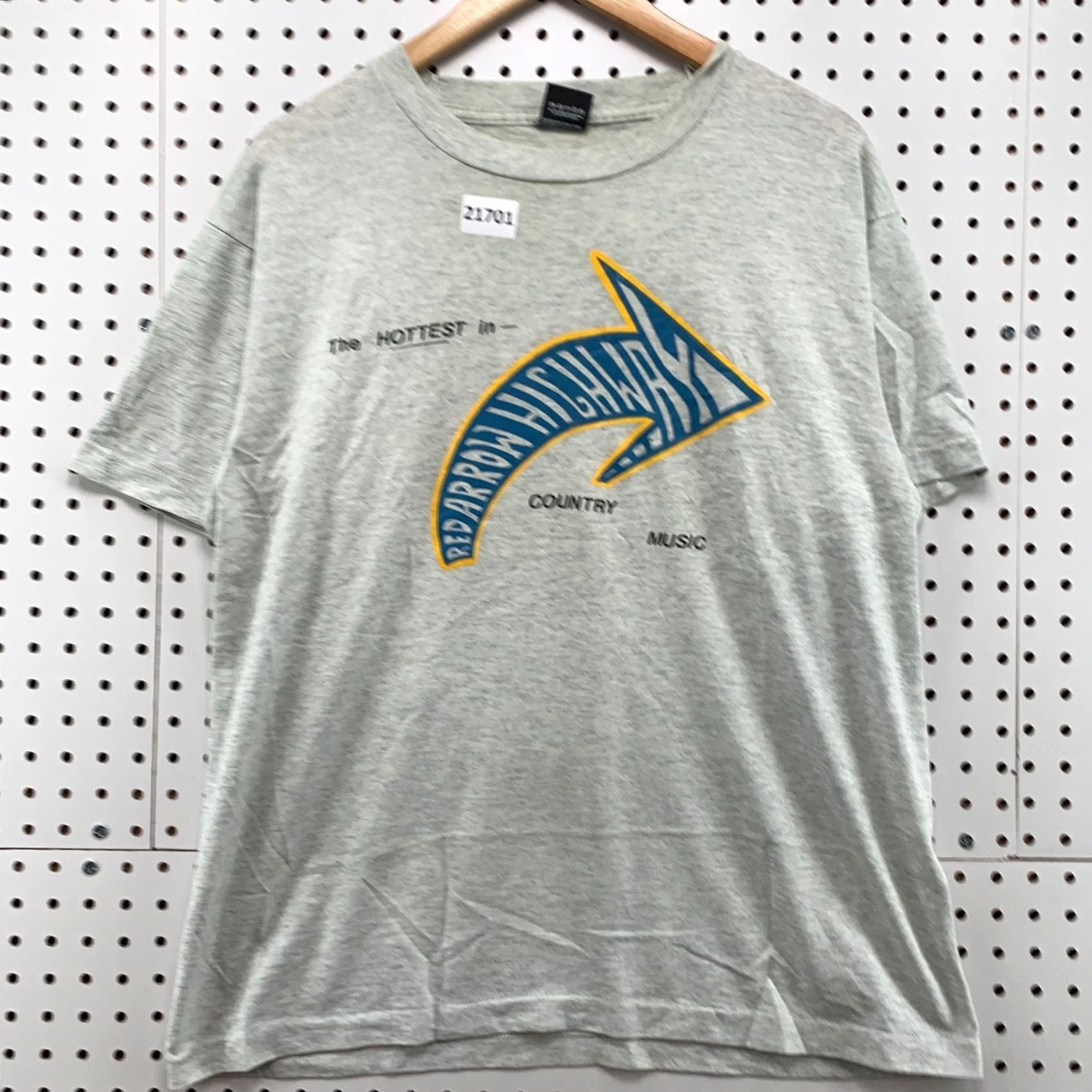Vintage VINTAGE Red Arrow Highway Country Music Shirt Gray Single Stitch Adult XL 22x27.5 Mens Size US XL / EU 56 / 4 - 6 Thumbnail