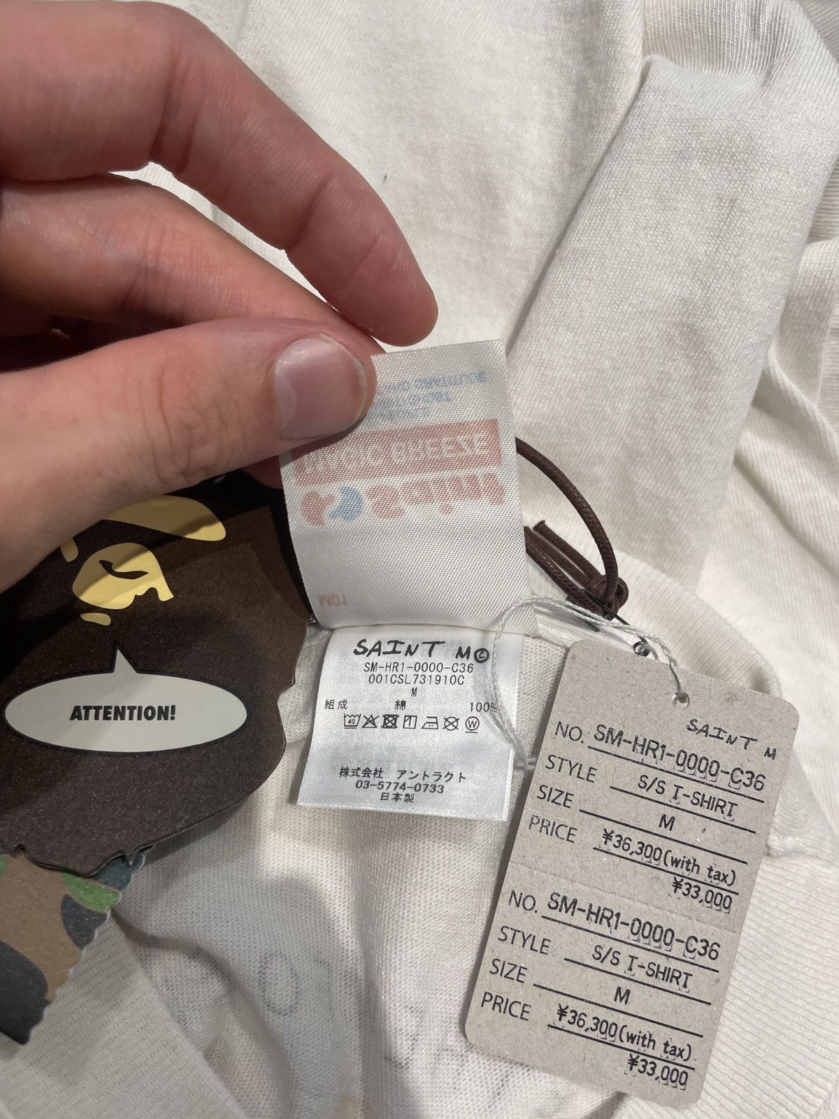 Bape × Saint Michael Saint Michael x Bape Generation T-Shirt Size US M / EU 48-50 / 2 - 4 Thumbnail