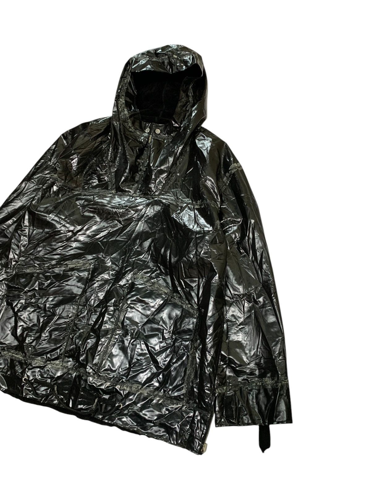 Stone Island 🔥VINTAGE WORLD WIDE WEB A/W96 REVERSIBLE PULLOVER HOODIE Size US L / EU 52-54 / 3 - 13 Thumbnail