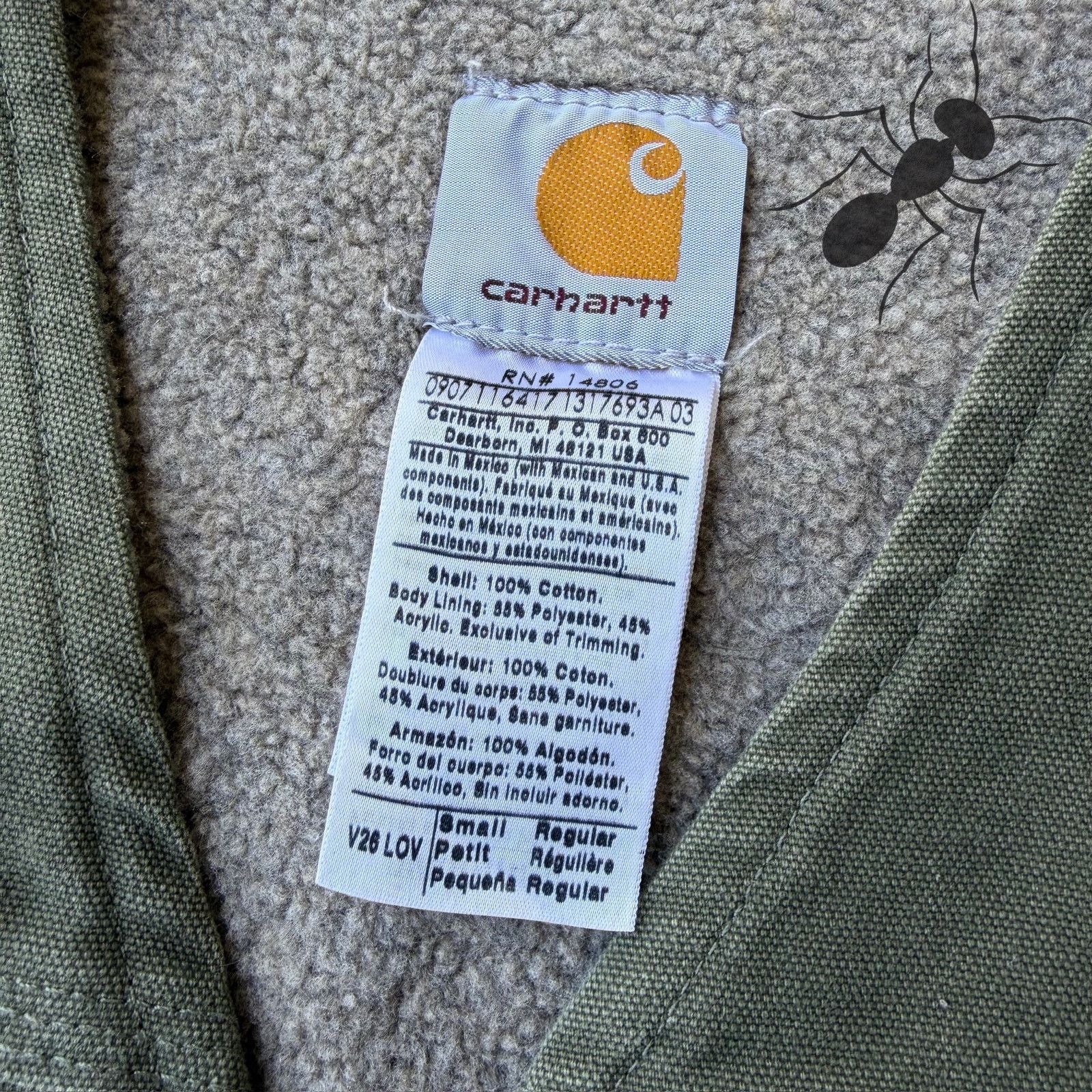 Carhartt × Vintage Carhartt V26 LOV green work wear vest Size US S / EU 44-46 / 1 - 4 Thumbnail