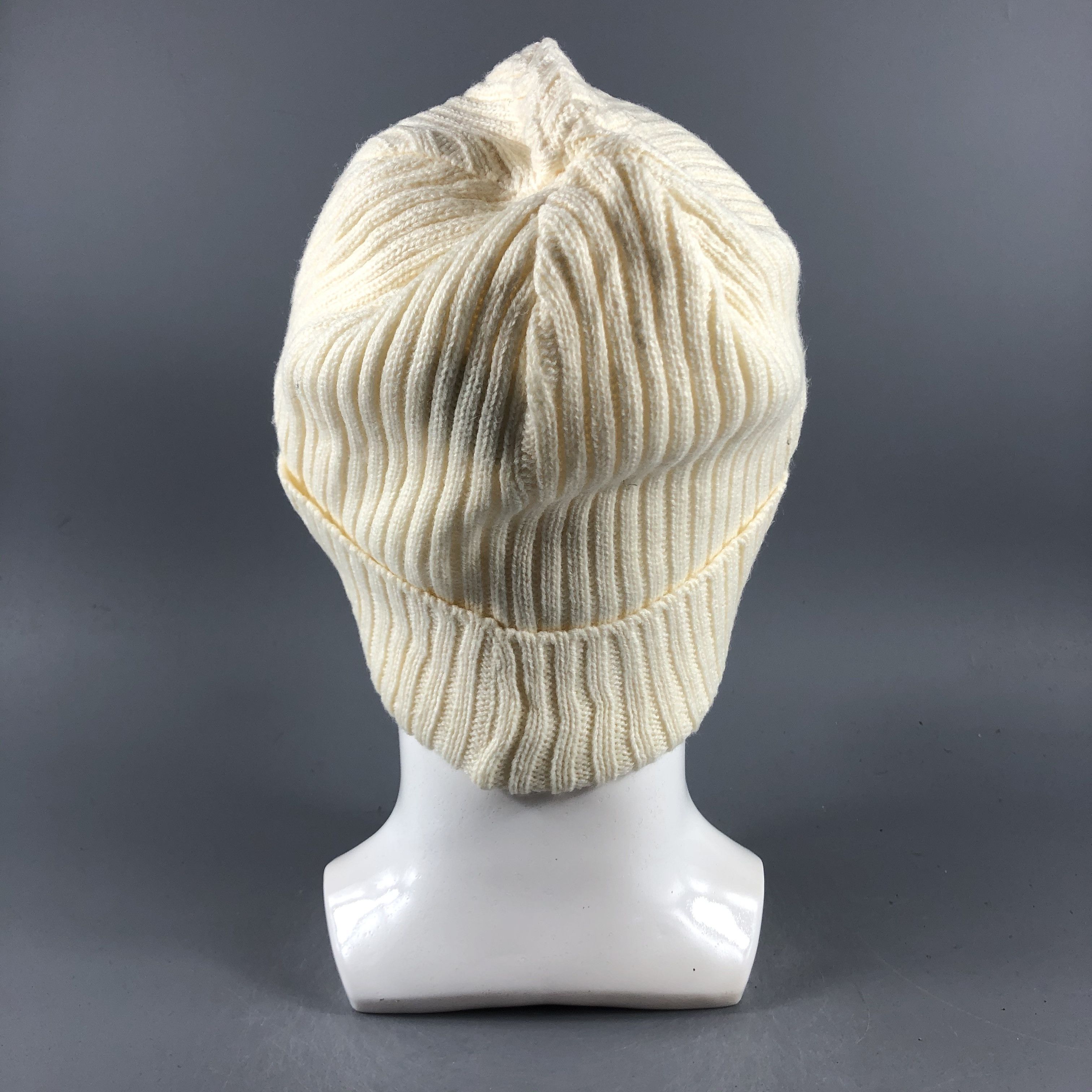Lee × Vintage Lee Ribbed Beanie Snow Hat Snow Cap -D208 Size ONE SIZE - 2 Thumbnail