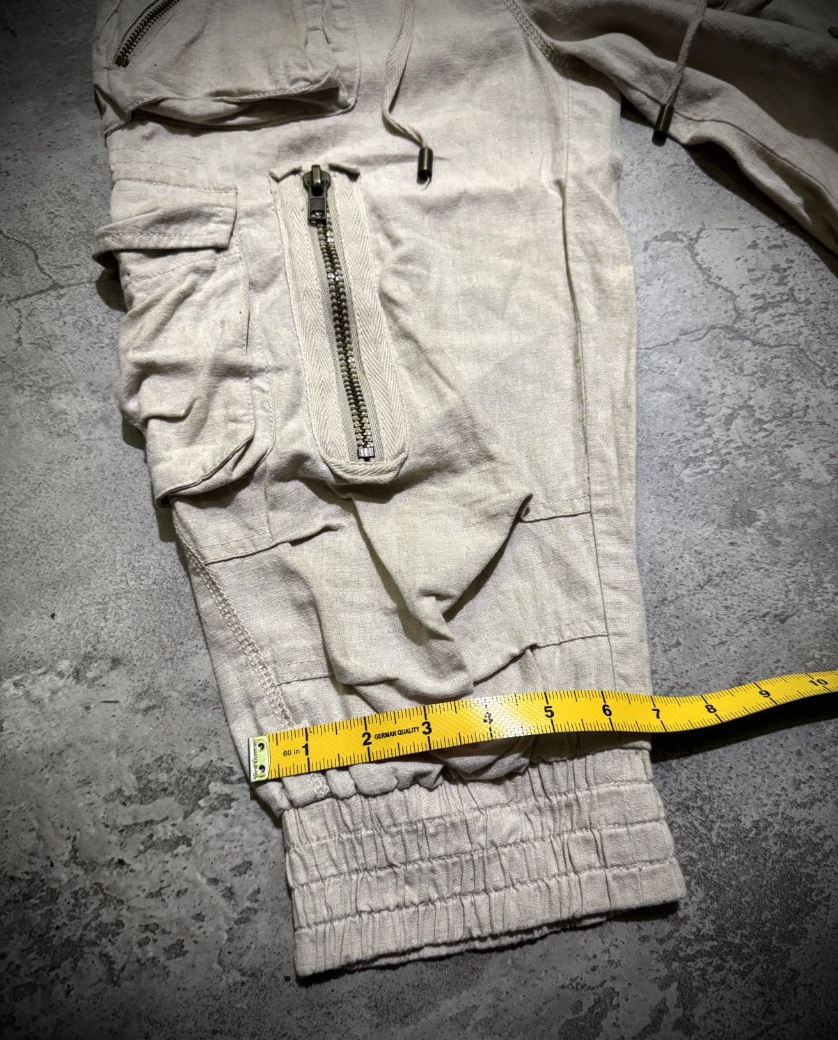 GOA G.O.A Linen Cargo Short Pants Size US 29 - 15 Thumbnail