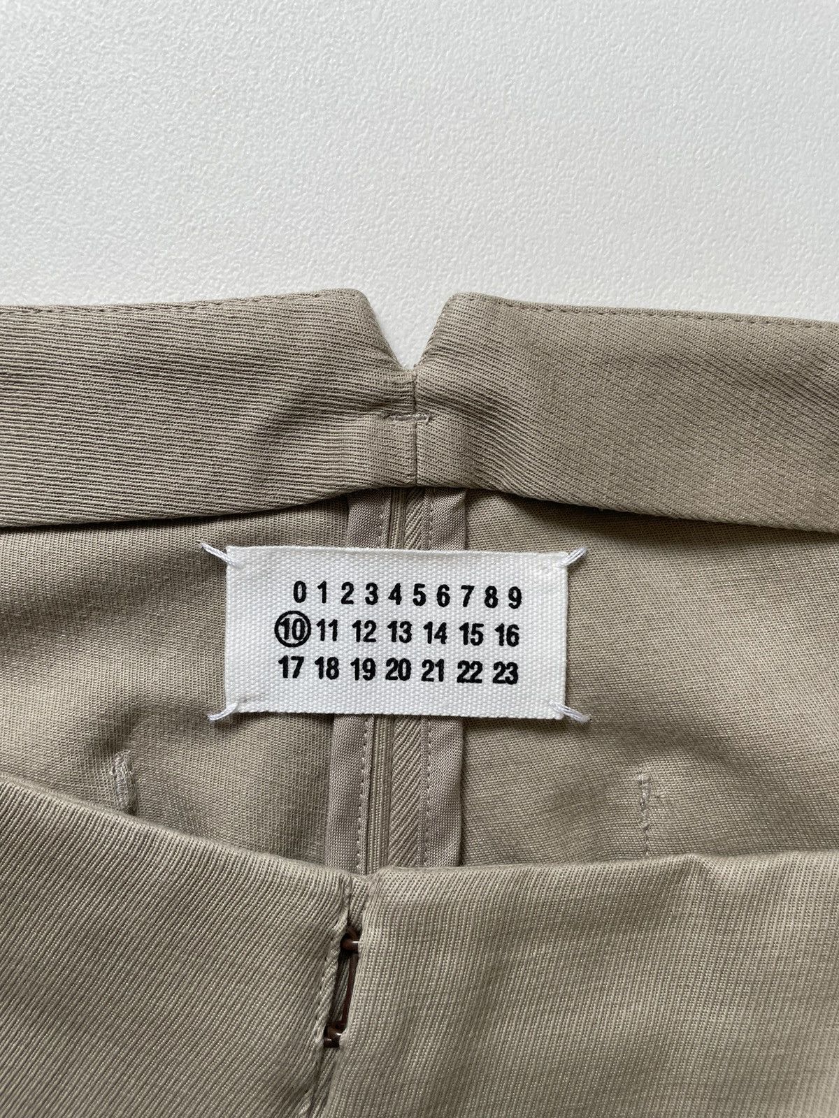 Maison Margiela S/S 08 Beige Twill Cotton Utility Trousers Size US 34 / EU 50 - 4 Thumbnail