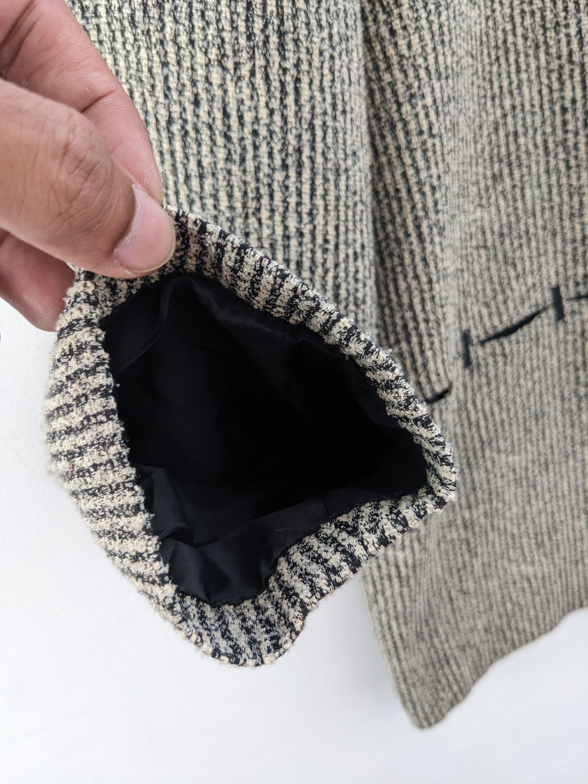 Japanese Brand × Vintage Vintage Striped Jacket Pattern Style by Milone Japan Size M / US 6-8 / IT 42-44 - 5 Thumbnail