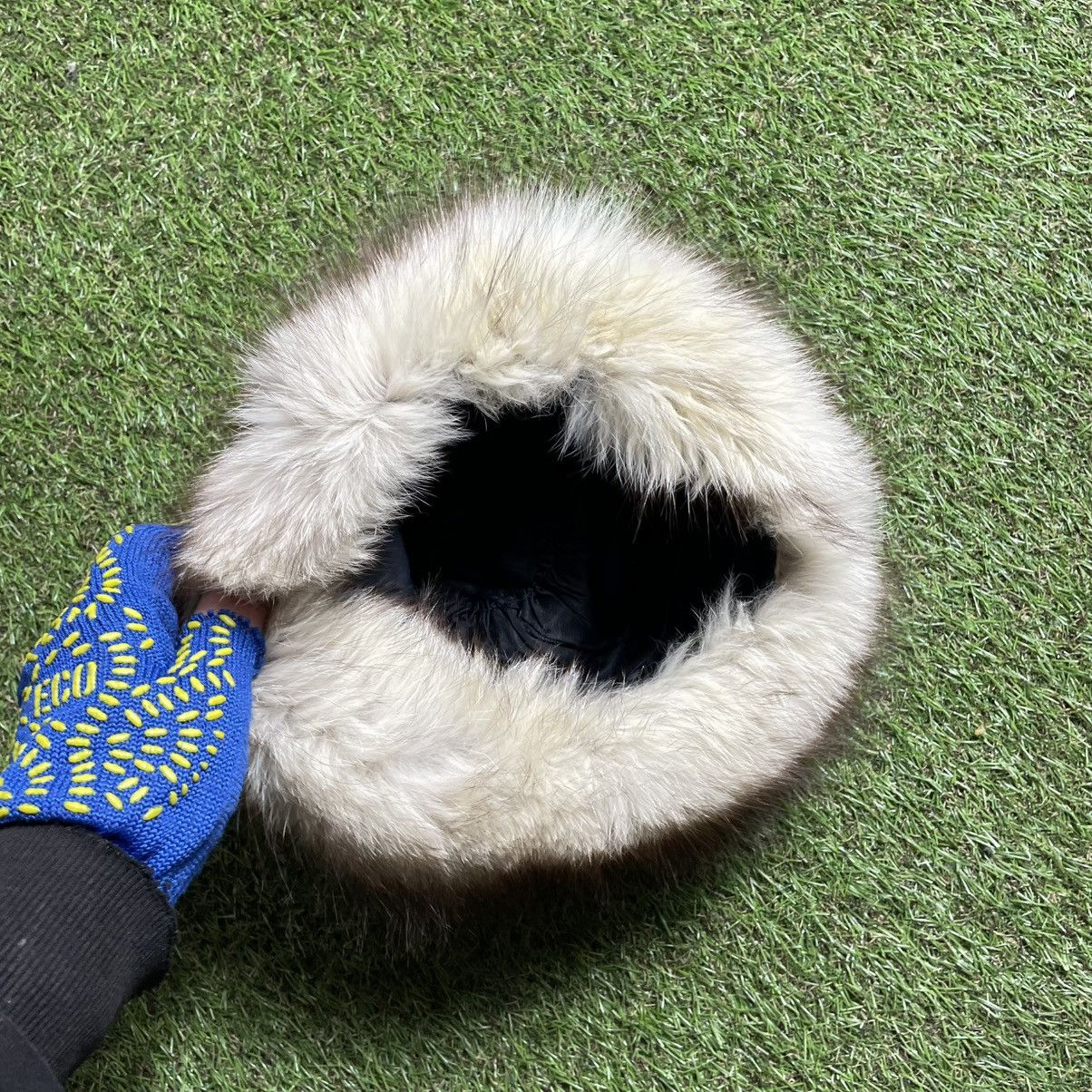 Vintage Vintage Fuzzy Fur Archive Hat Foxcore Wild Texture Goth OS Size ONE SIZE - 2 Thumbnail