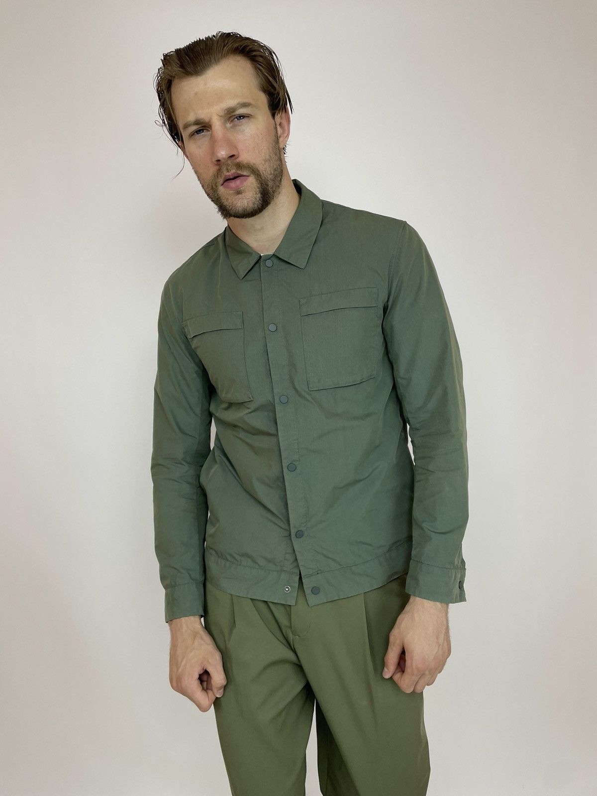Selected Homme SELECTED HOMME SLHICON Shirt JKT Military Overshirt Mens Size US M / EU 48-50 / 2 - 1 Thumbnail