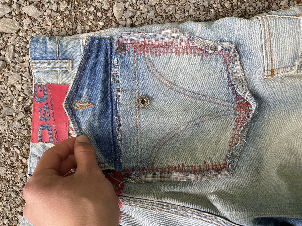 Dolce & Gabbana × Vintage Dolce&Gabbana Distressed Ultra Sports Shorts Size US 32 / EU 48 - 9 Thumbnail