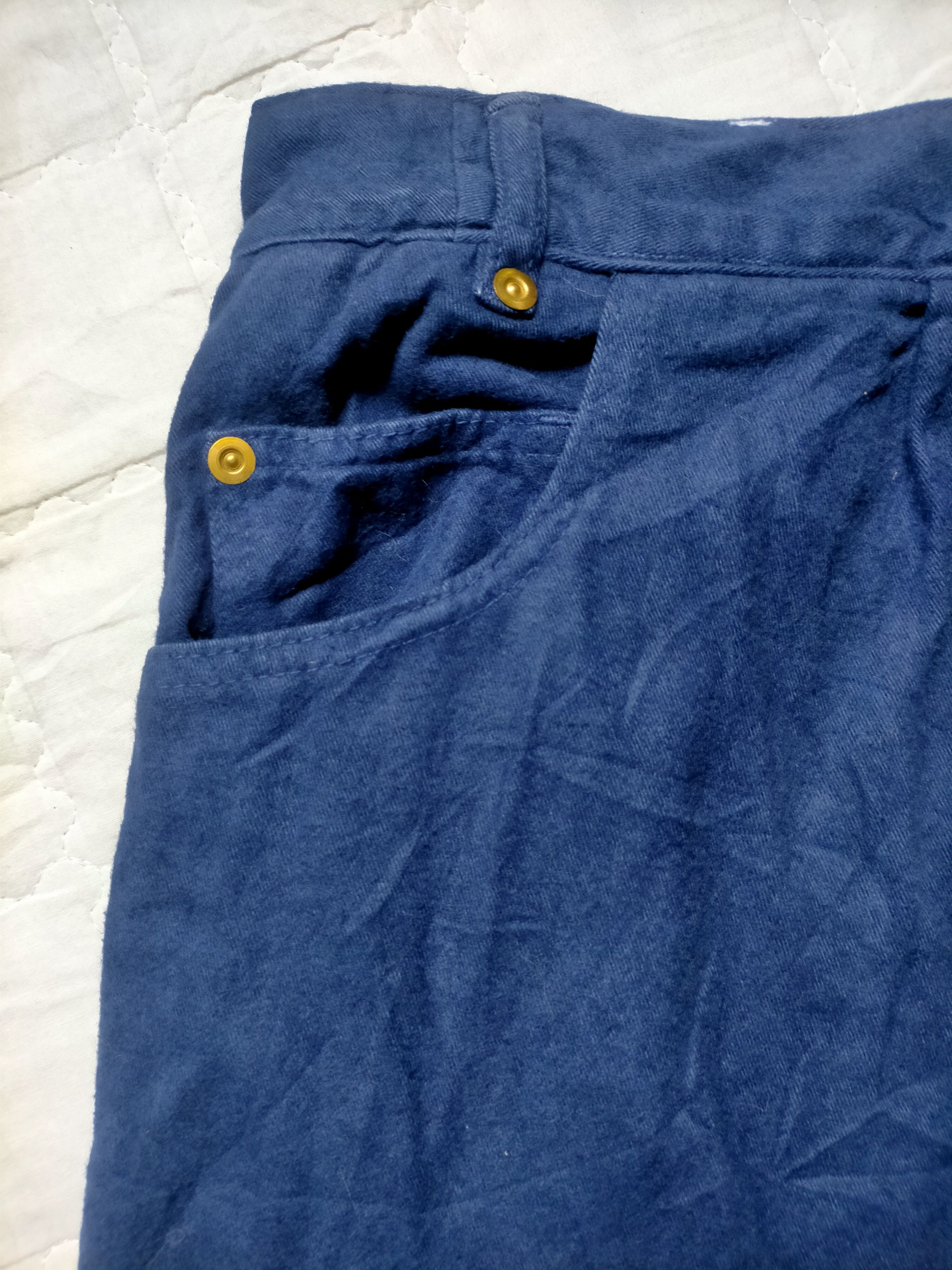 Issey Miyake Mercibeaucop Drop Cropth Suede Cotton Parachute Pants Size US 30 / EU 46 - 11 Thumbnail