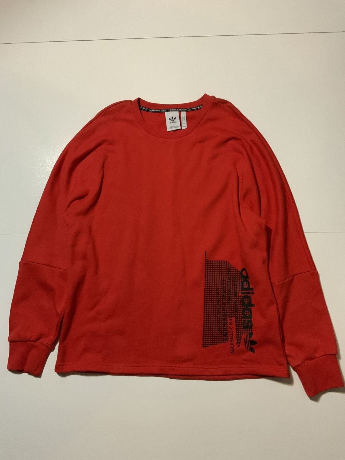 Adidas $125 Adidas Originals NMD Trefoil Red Pullover Sweatshirt Size US L / EU 52-54 / 3 - 3 Thumbnail
