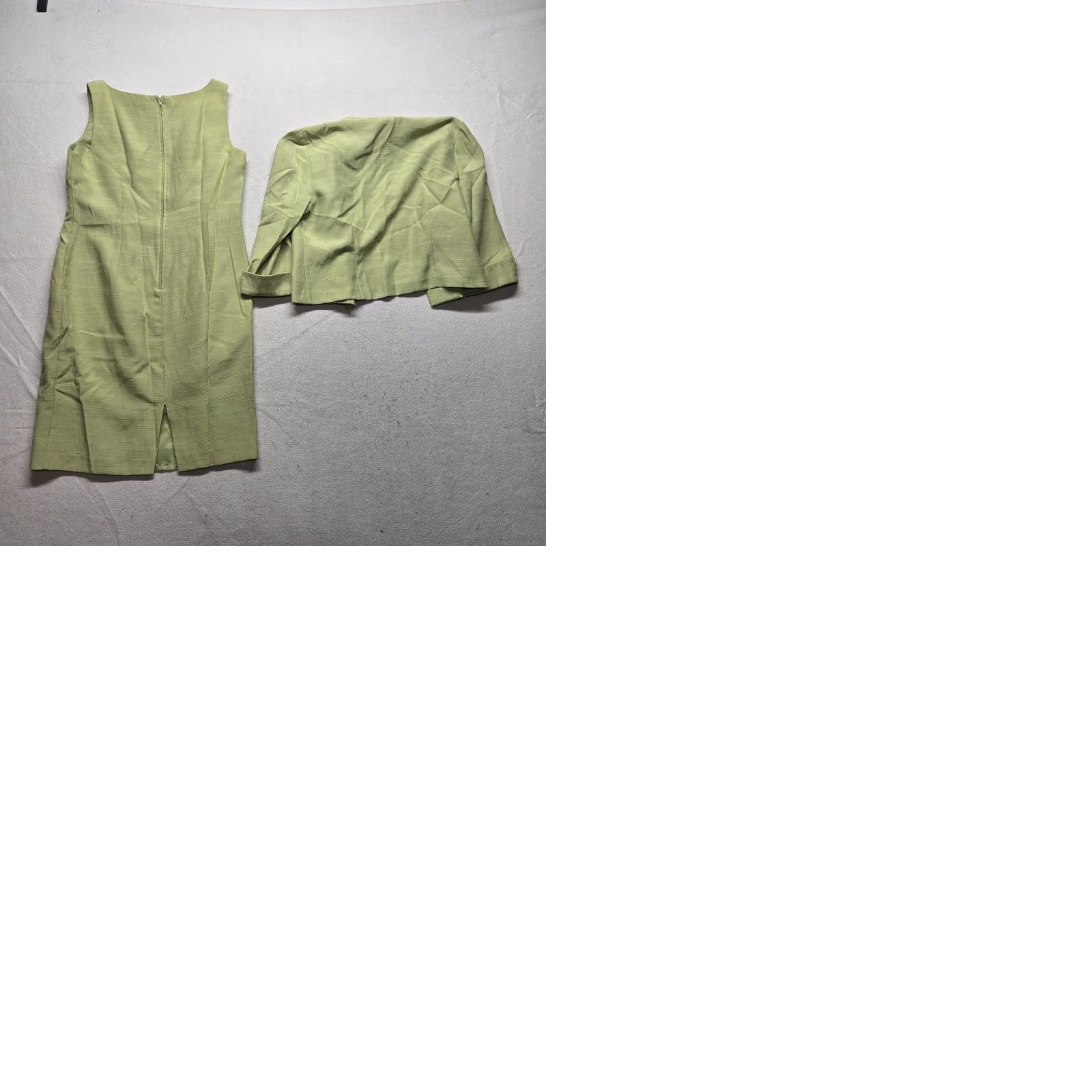 Vintage Sag Harbor Dress Vintage Green Linen Embroidered Floral Midi A-Line Petite 10P Women Summer Floral Embroidered Sag Harbor Mens? Size L / US 10 / IT 46 - 9 Thumbnail