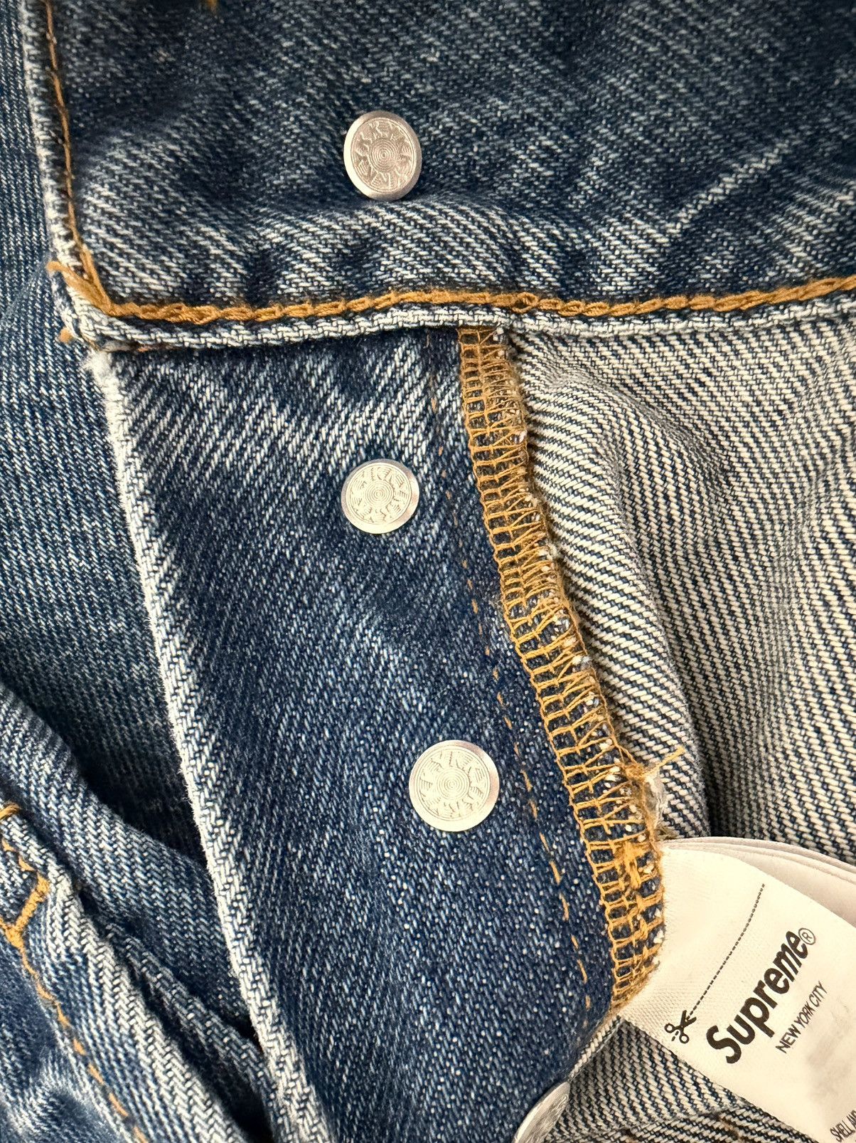 Supreme Supreme FW24 Regular Jean Washed Indigo Size US 32 / EU 48 - 17 Thumbnail