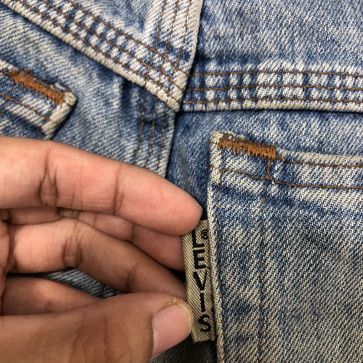 Levi's 🔥80’s Vintage Levi’s 636 Distressed Denim Jeans Size US 30 / EU 46 - 15 Thumbnail