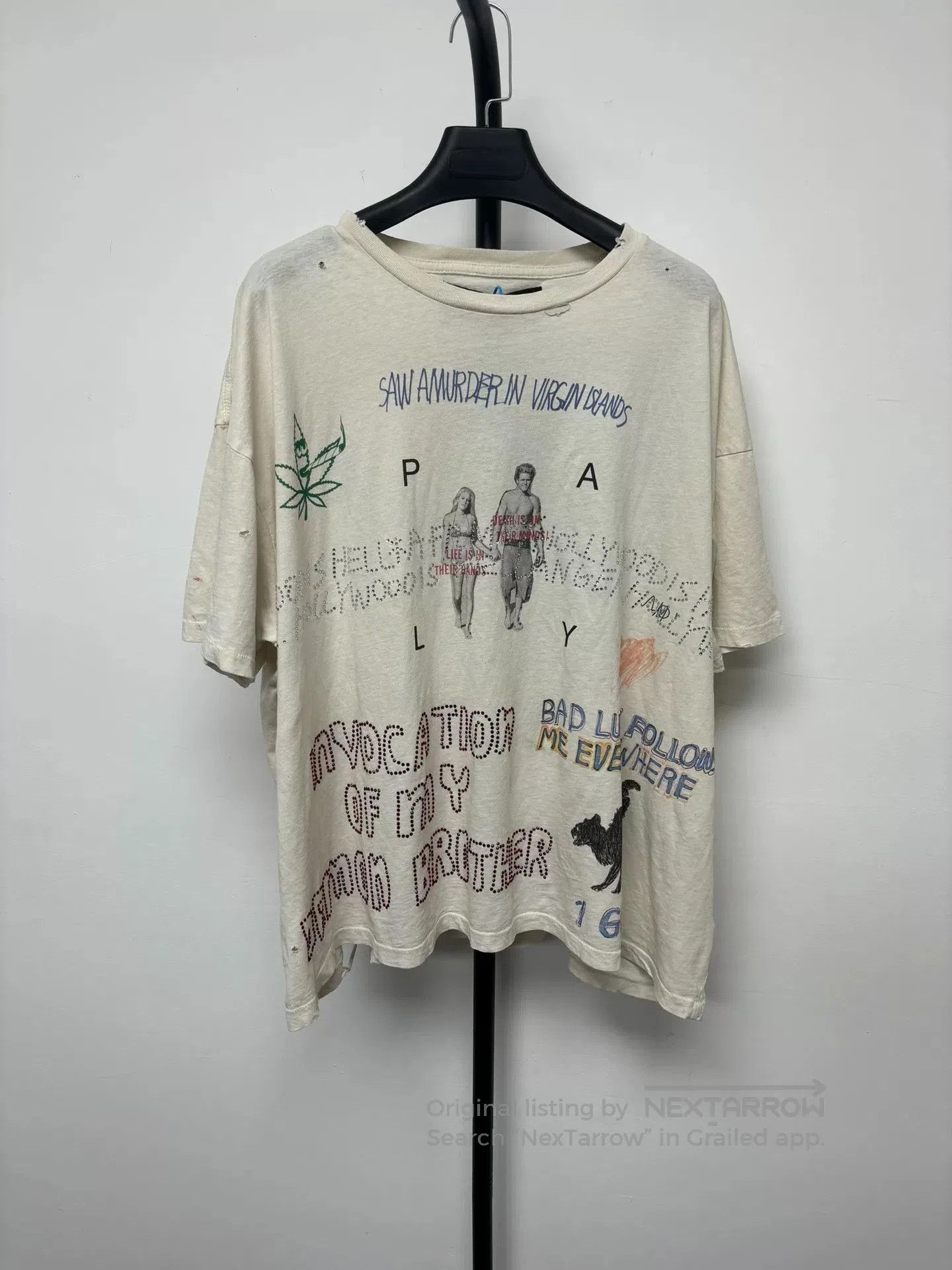 Paly Hollywood paly hollywood graffiti graphic t. Size US XL / EU 56 / 4 - 1 Thumbnail