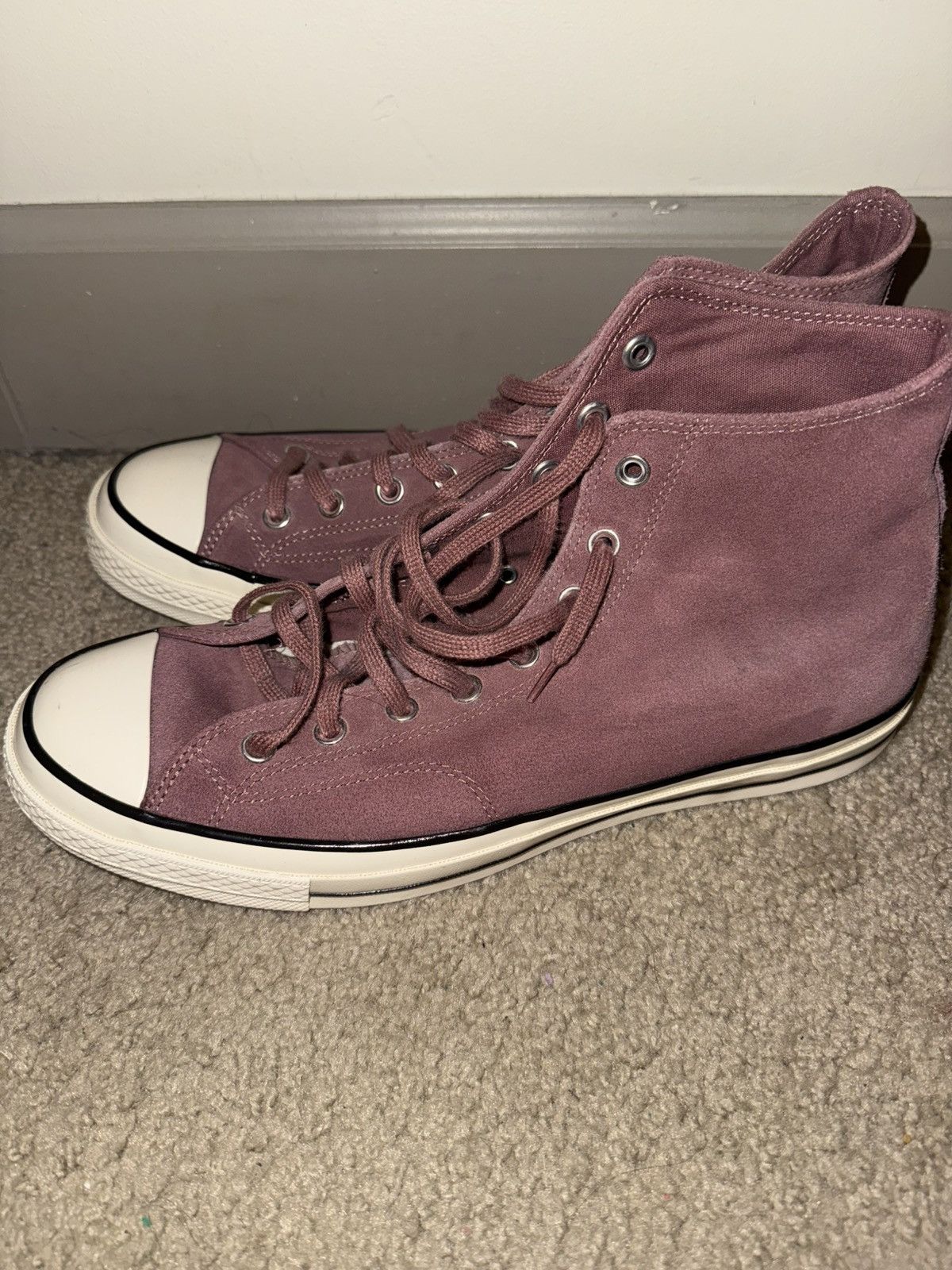 Converse Hightop Suede Sneakers Size US 11.5 / EU 44-45 - 3 Thumbnail