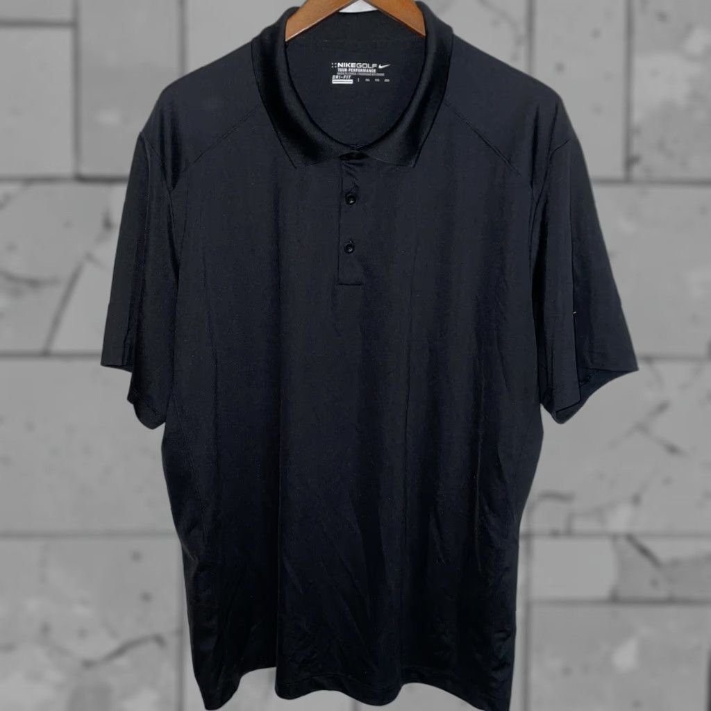 Nike Nike Golf Tour Performance Polo Shirt - Black Dri-FIT Athletic Polo Men 2XL XXL Regular Size Shirt Size US XXL / EU 58 / 5 - 1 Thumbnail