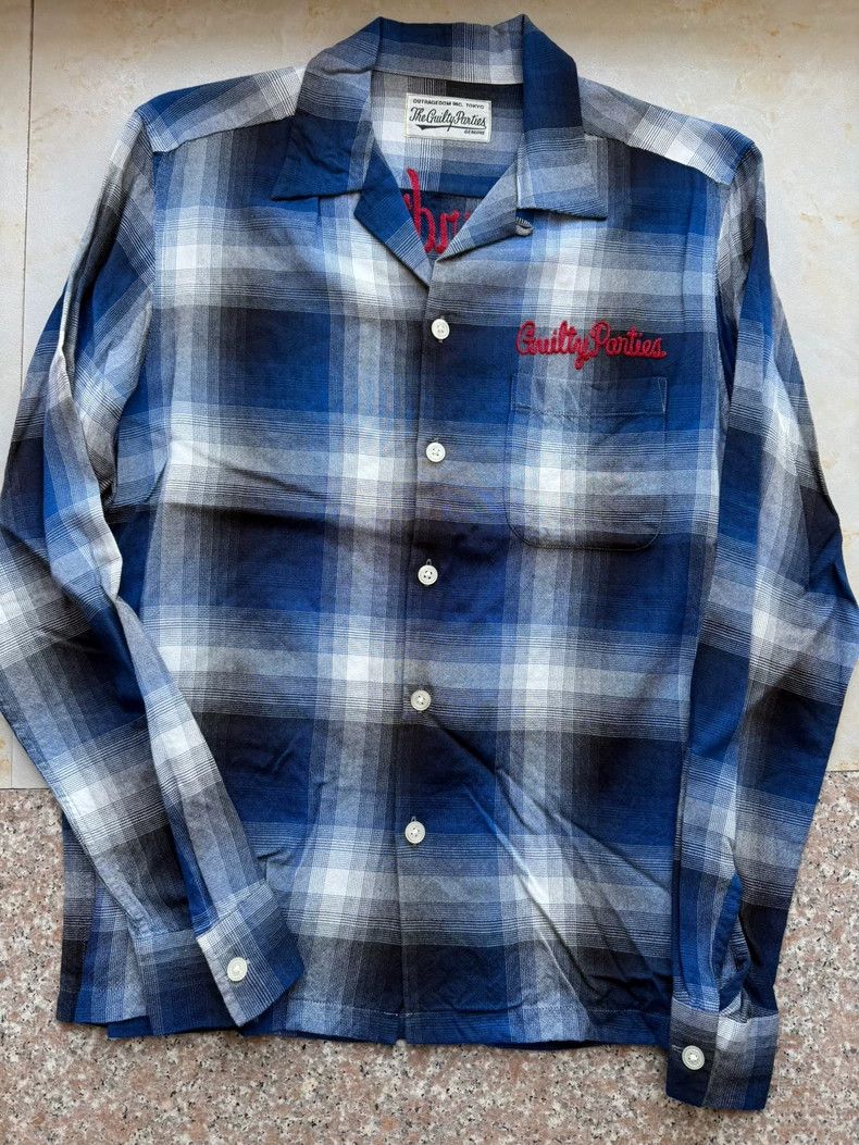 トップス WACKO MARIA psychedelic Demon Battle Wacko Maria 13ss Psychedelic Plaid Shirt