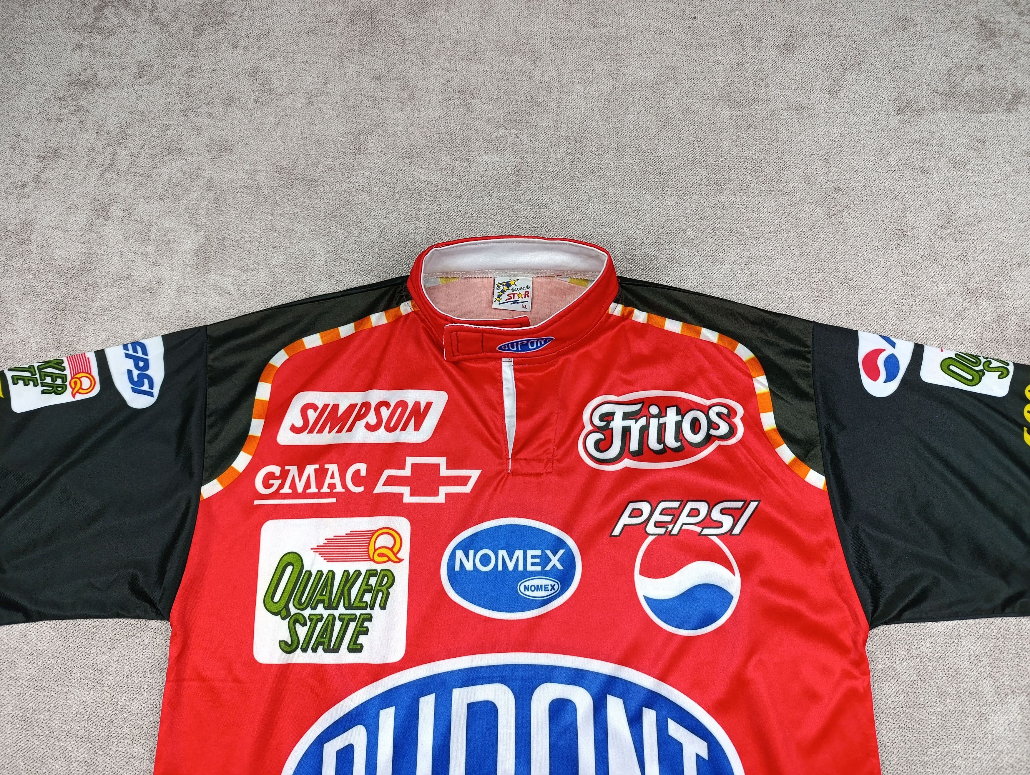 DuPont VINTAGE RACING SEVEN STAR DUPOINT JERSEY TEE Size US L / EU 52-54 / 3 - 3 Thumbnail