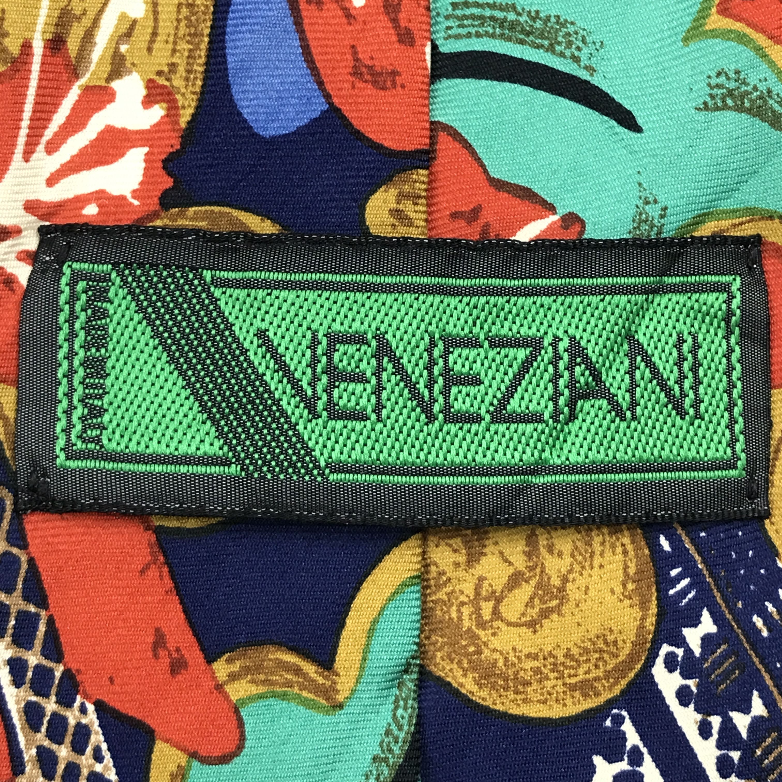 Vintage Vintage Veneziani Silk Necktie Size ONE SIZE - 6 Thumbnail