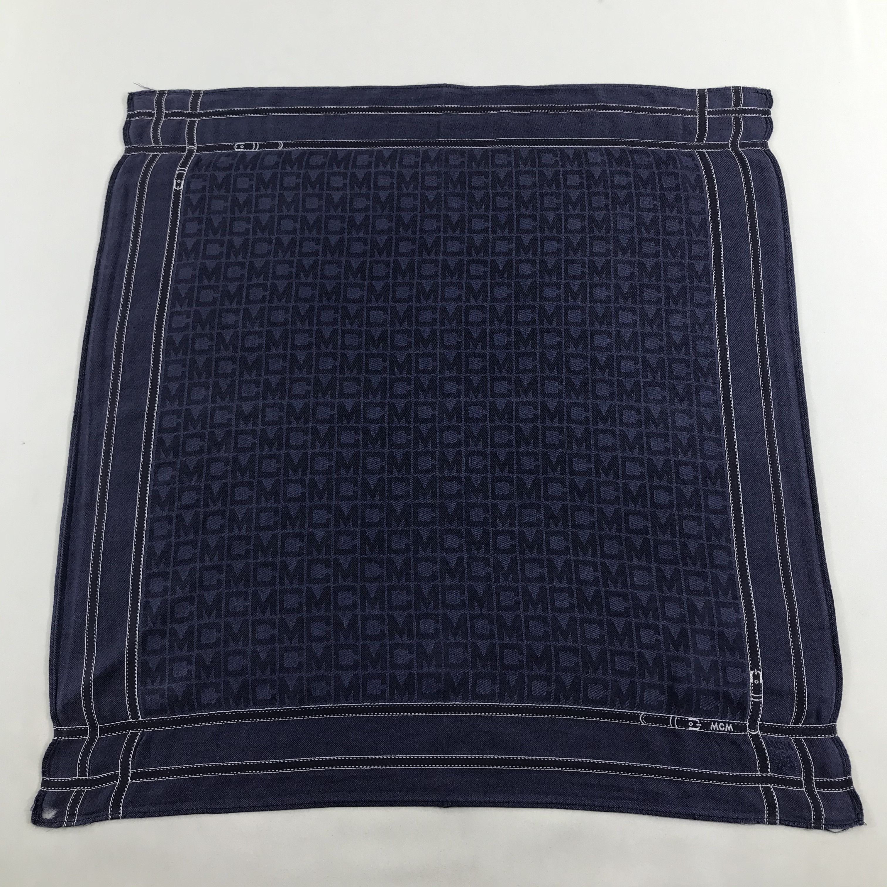 MCM Monogram Handkerchief Neckerchief Bandana H77