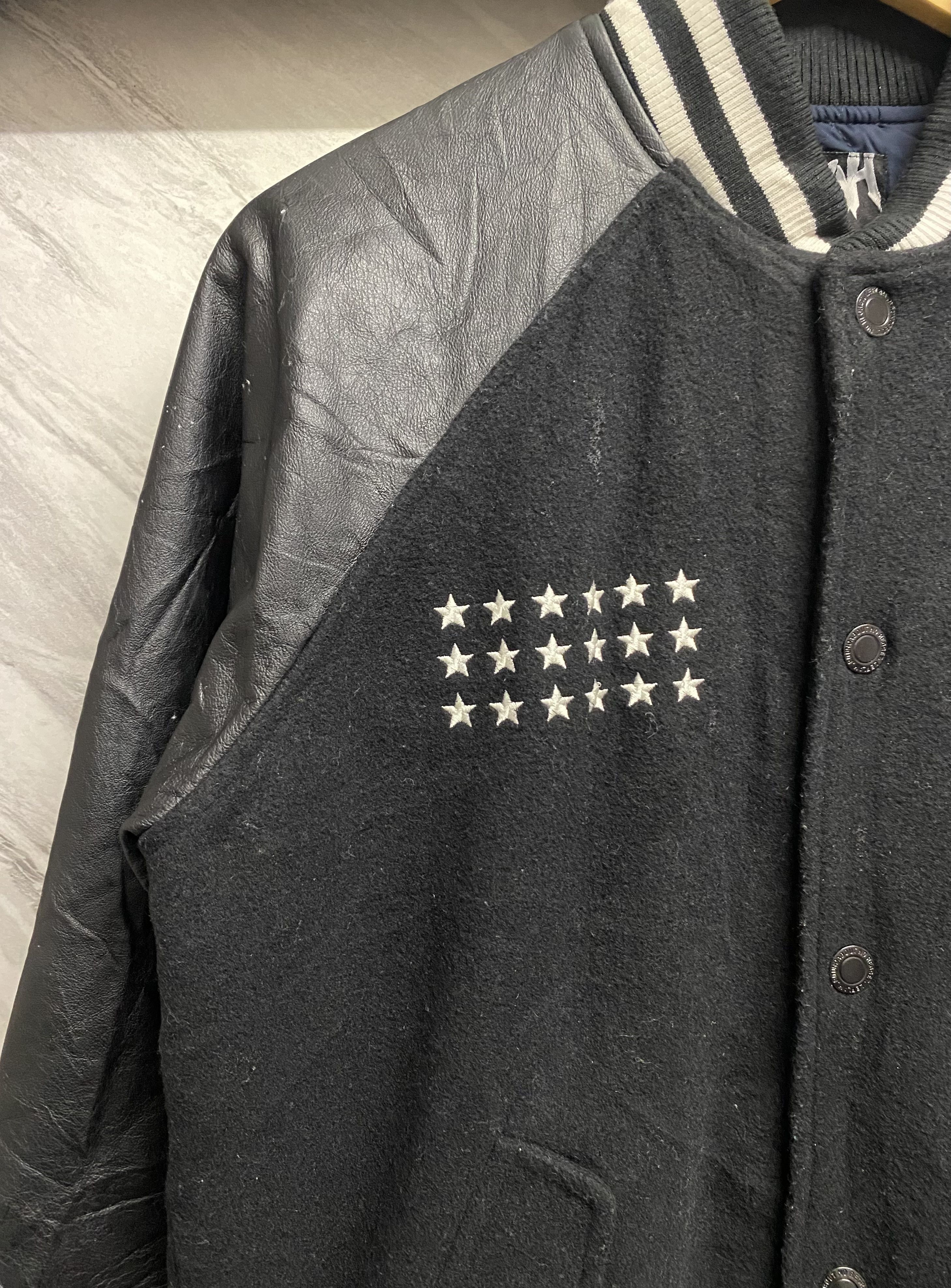Japanese Brand Leflah Roundabout No Regret Varsity Leather Jacket Size US L / EU 52-54 / 3 - 6 Thumbnail