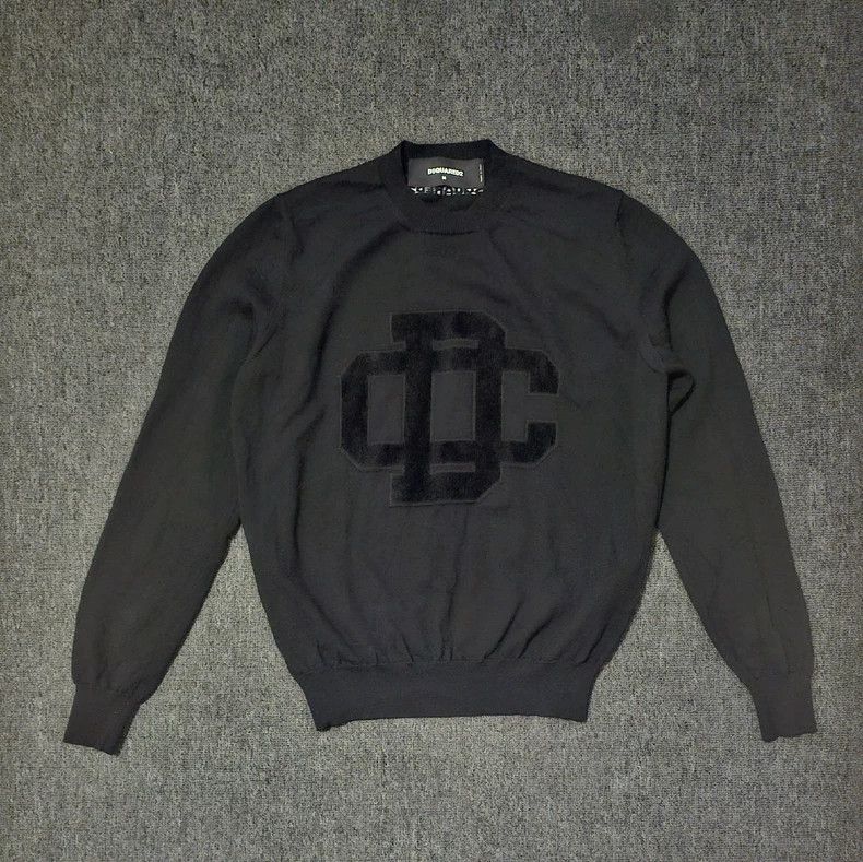 Dsquared2 Dsquared2 Black Wool Sweater M-yf Size US M / EU 48-50 / 2 - 1 Thumbnail
