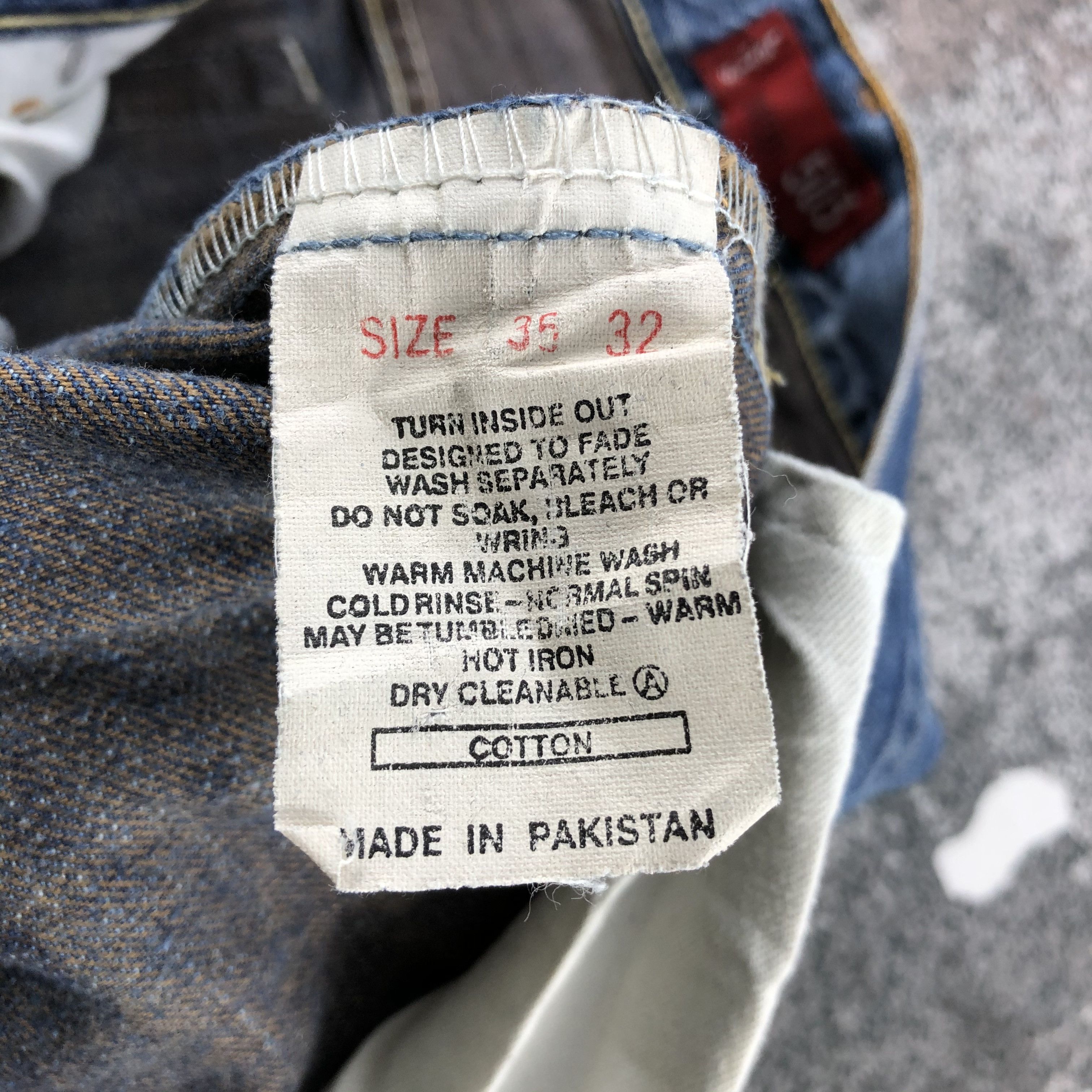 Levi's Vintage Levis 503 Jeans Flare Denim KJ887 Size US 35 - 11 Thumbnail