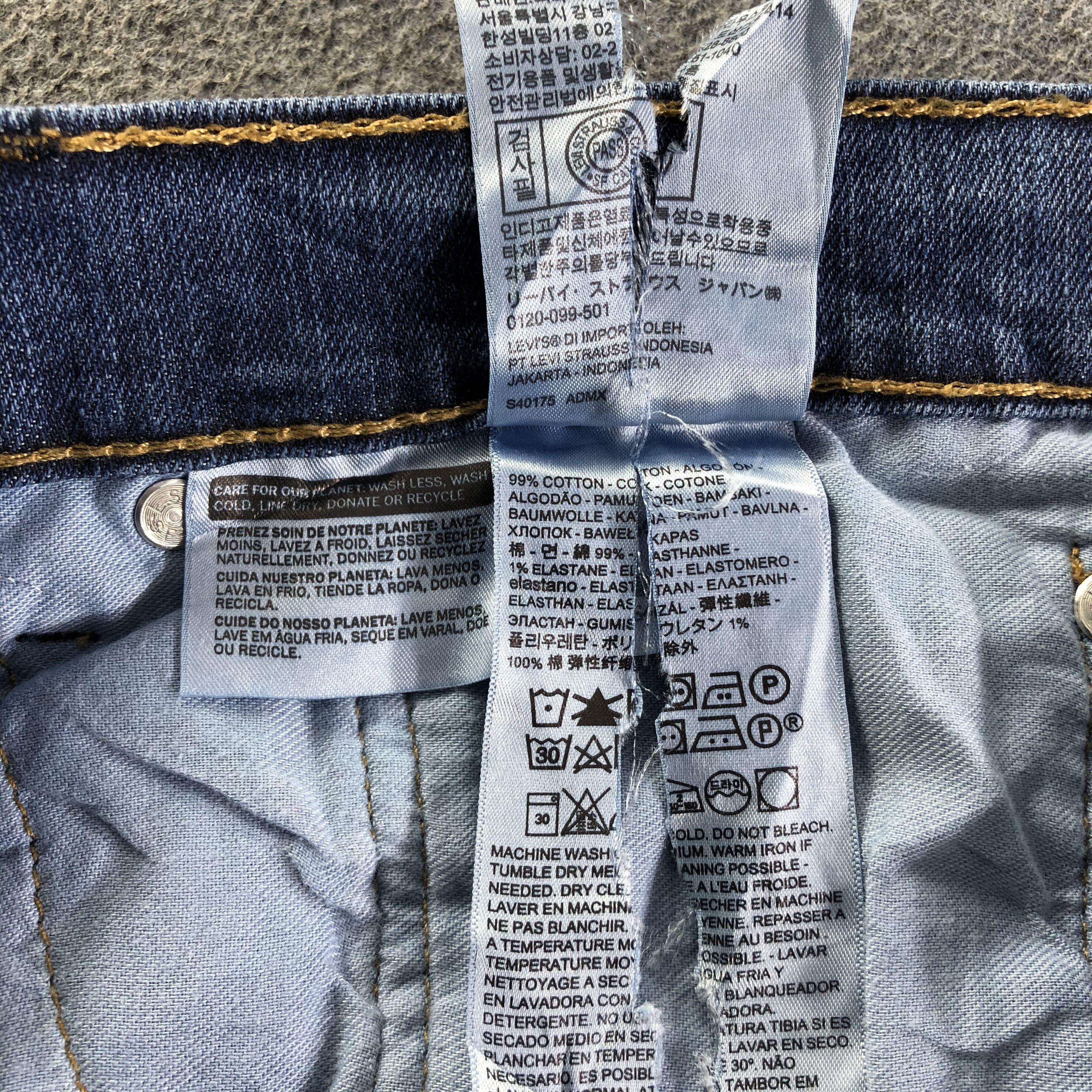 Levi's Vintage Blue Wash Levis 559 Jeans-J4224 Size US 44 / EU 60 - 12 Thumbnail
