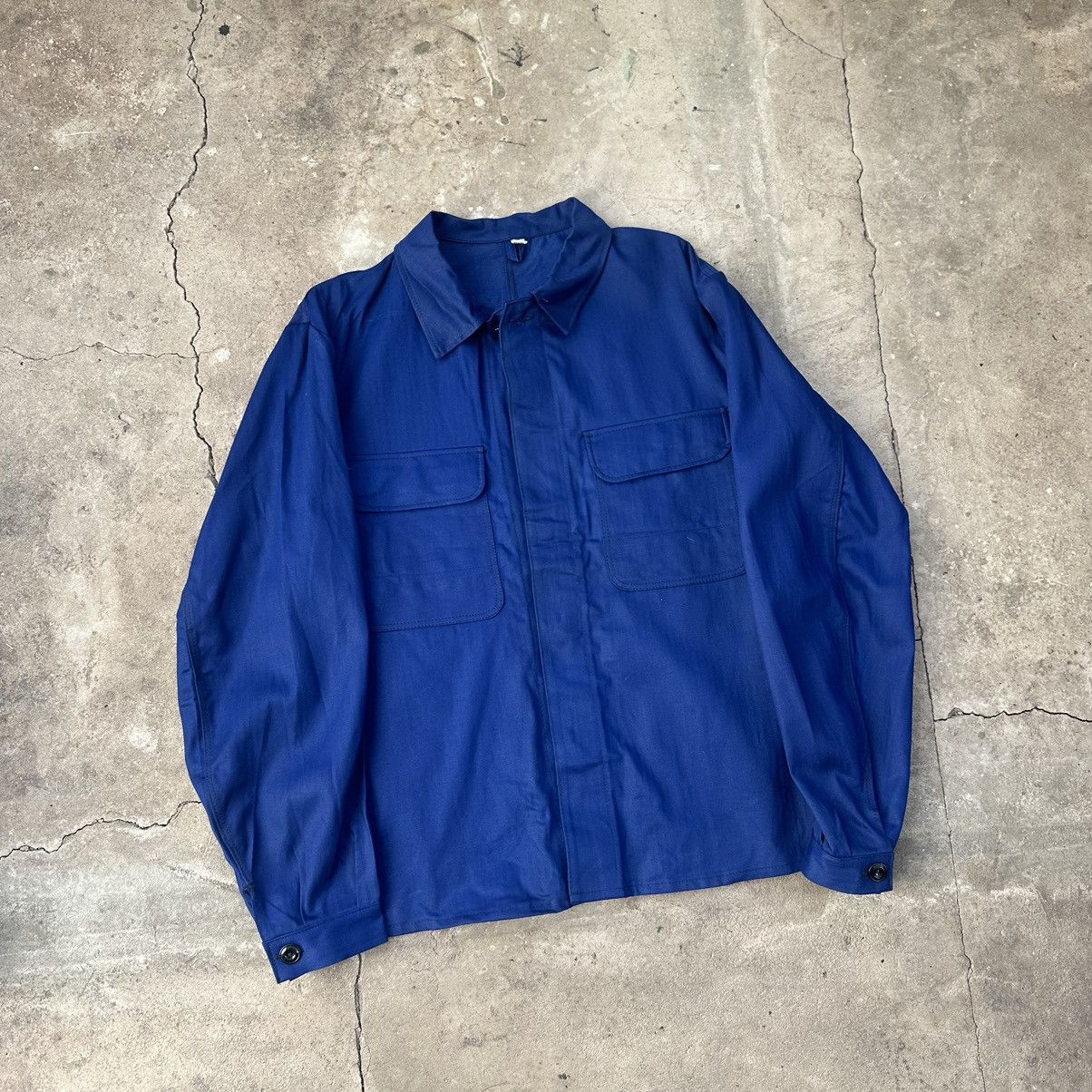Other Vintage French work chore jacket Size US L / EU 52-54 / 3 - 5 Thumbnail
