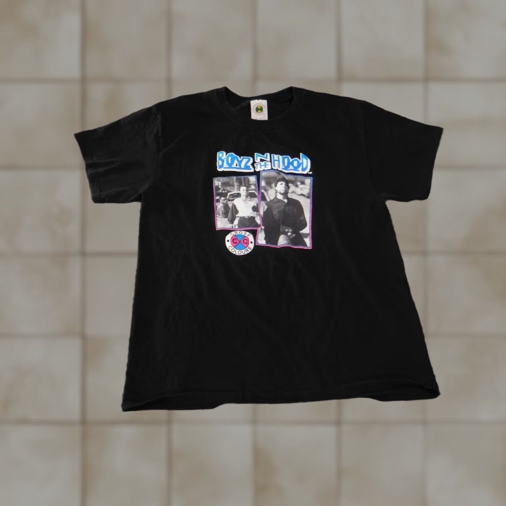 Vintage VINTAGE Cross Colours Boyz N The Hood Shirt Mens Large Black Graphic Tee Hip Hop Movie Girls Size US L / EU 52-54 / 3 - 1 Thumbnail
