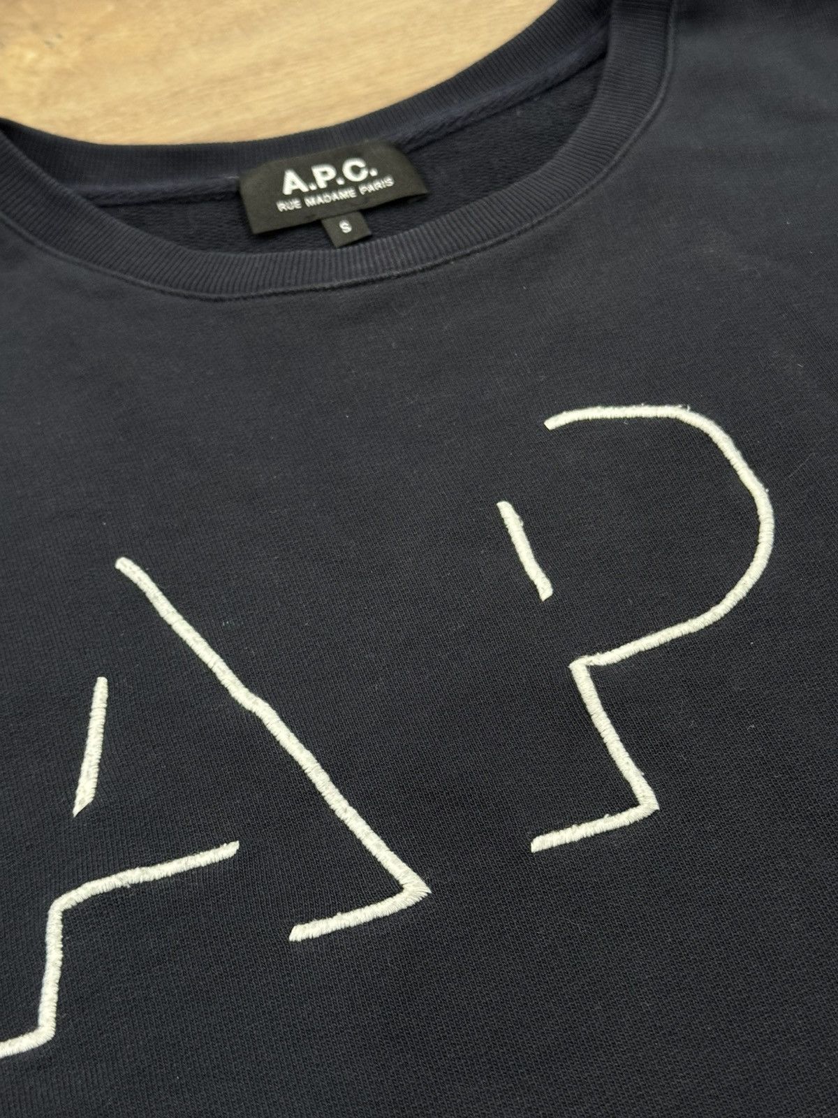 A.P.C. A.P.C. embroidered-logo sweatshirt Size US S / EU 44-46 / 1 - 5 Thumbnail